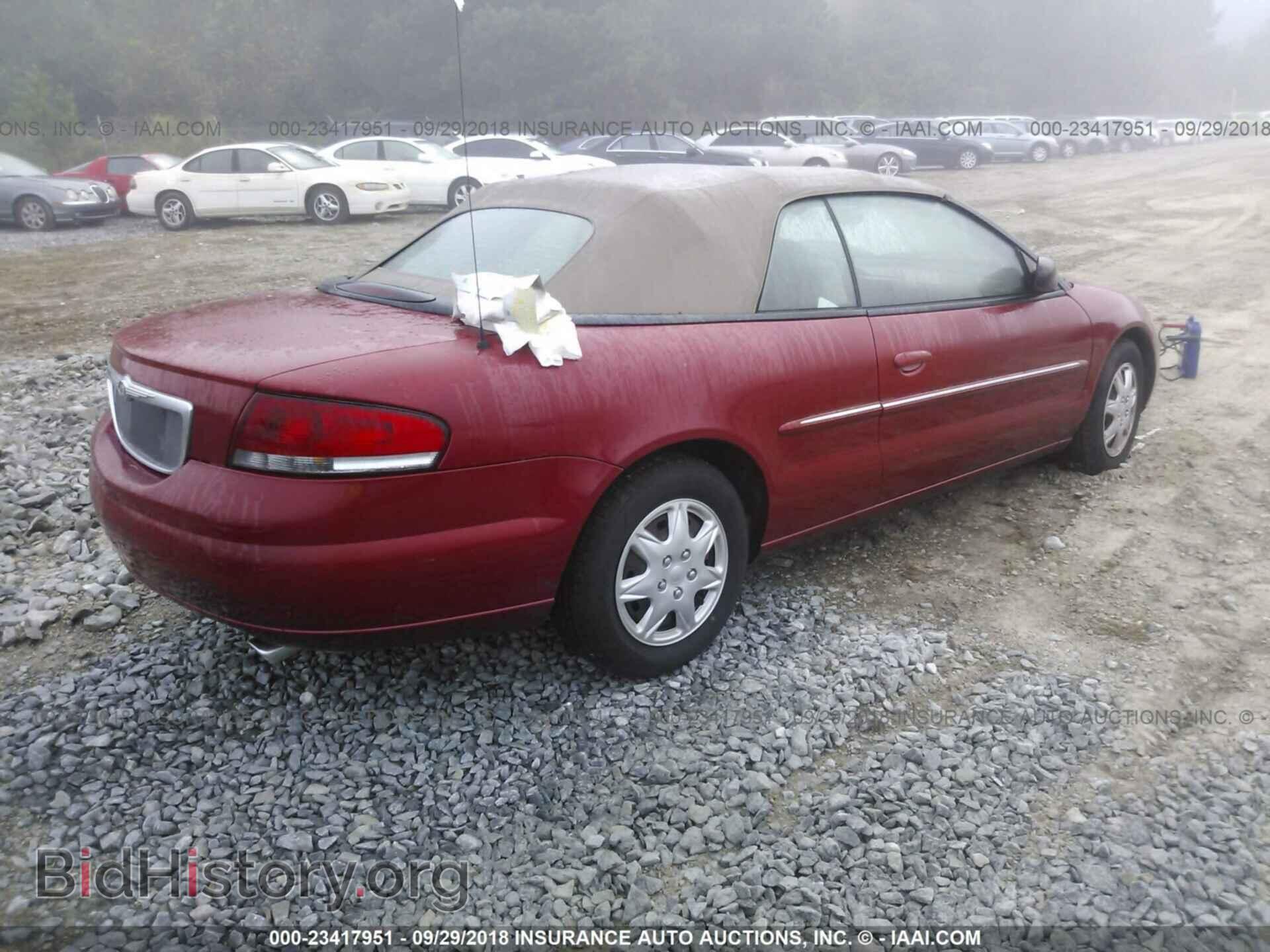 2001 CHRYSLER SEBRING - VIN: 1C3EL45U51N618004 - Photo 4