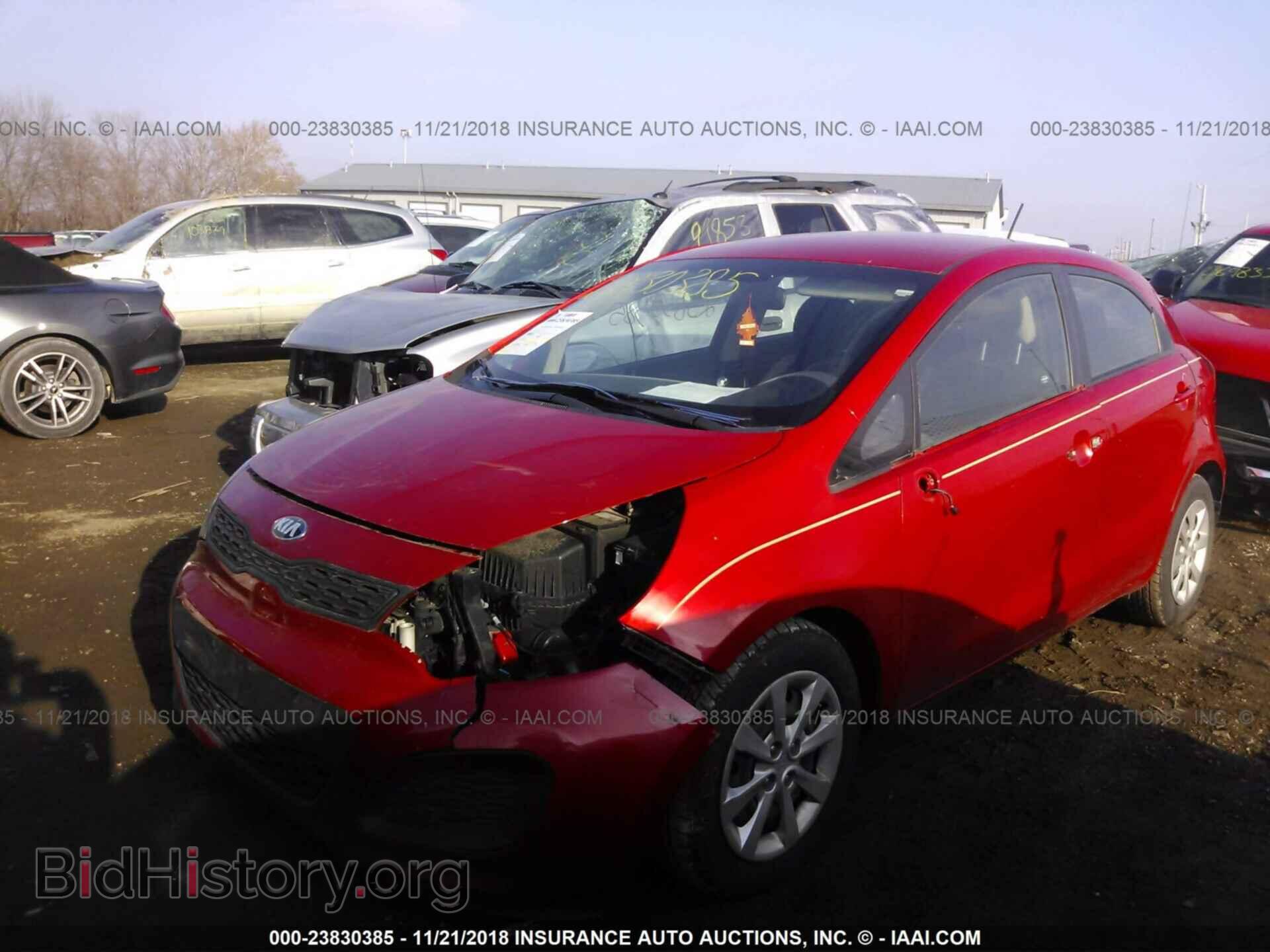 2013 KIA RIO - VIN: KNADM5A39D6180526 - Фото 2