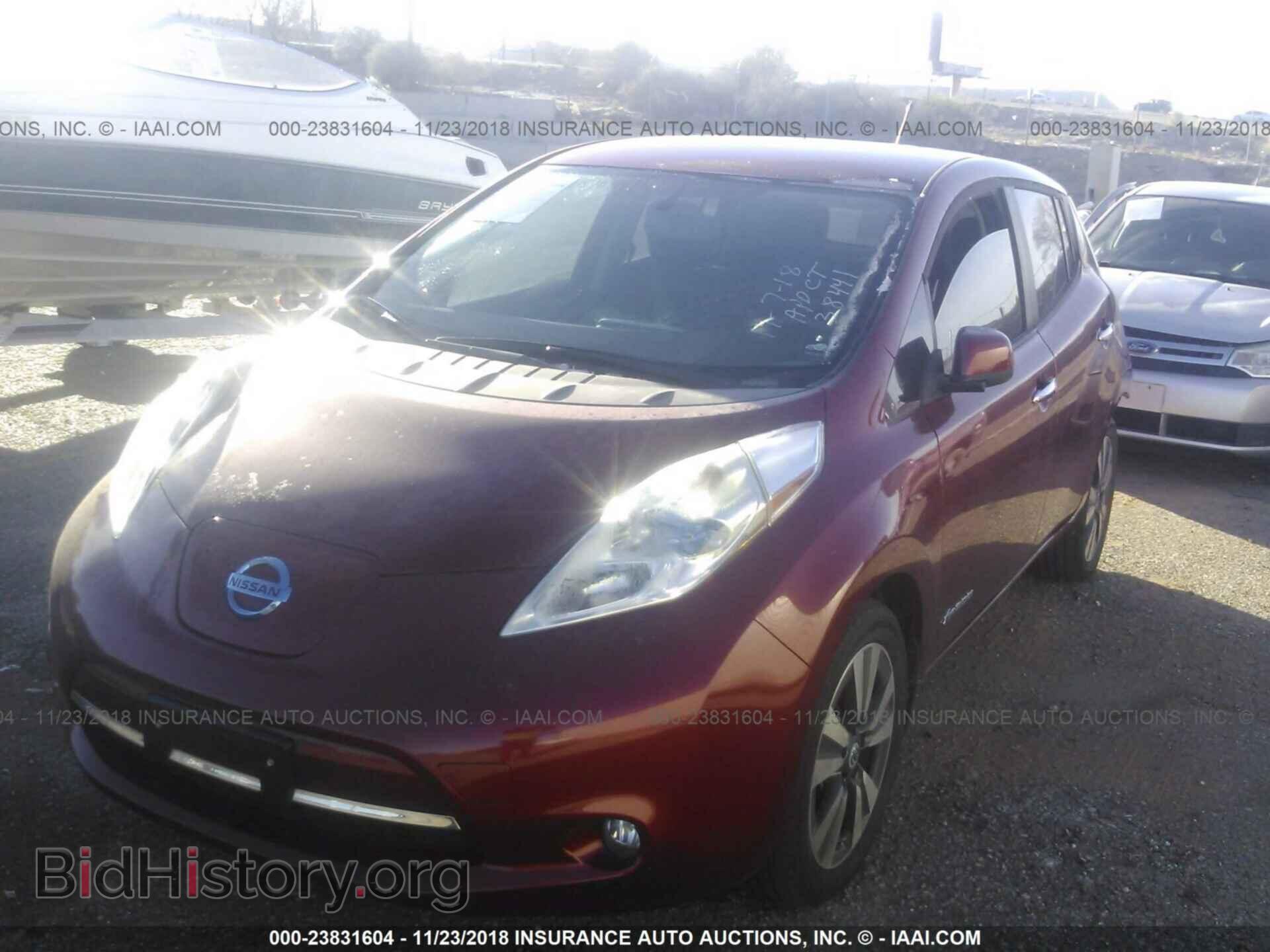2013 Nissan Leaf - VIN: 1N4AZ0CP3DC412538 - Фото 2