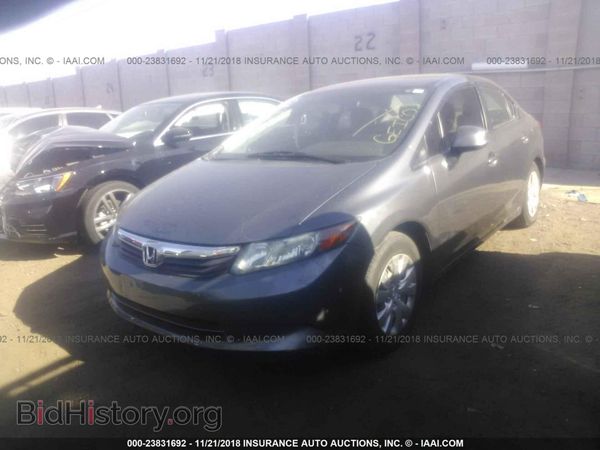 2012 HONDA CIVIC - VIN: 19XFB2F50CE306307 - Фото 2
