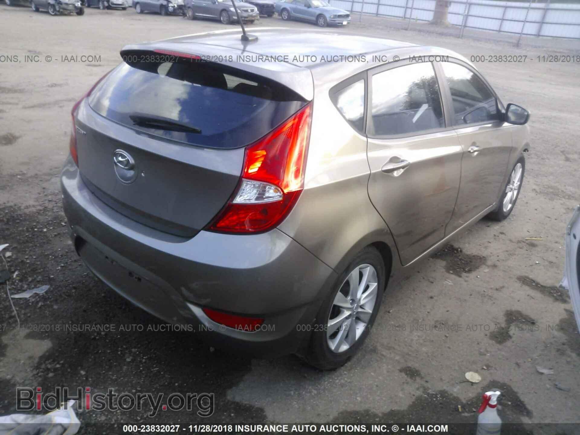 2012 HYUNDAI ACCENT - VIN: KMHCU5AE9CU032978 - Фото 4