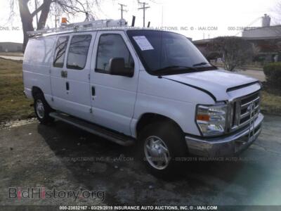 2010 Ford ECONOLINE E250 Van, white — VIN 1FTNE2EW2ADA28263, IAAI