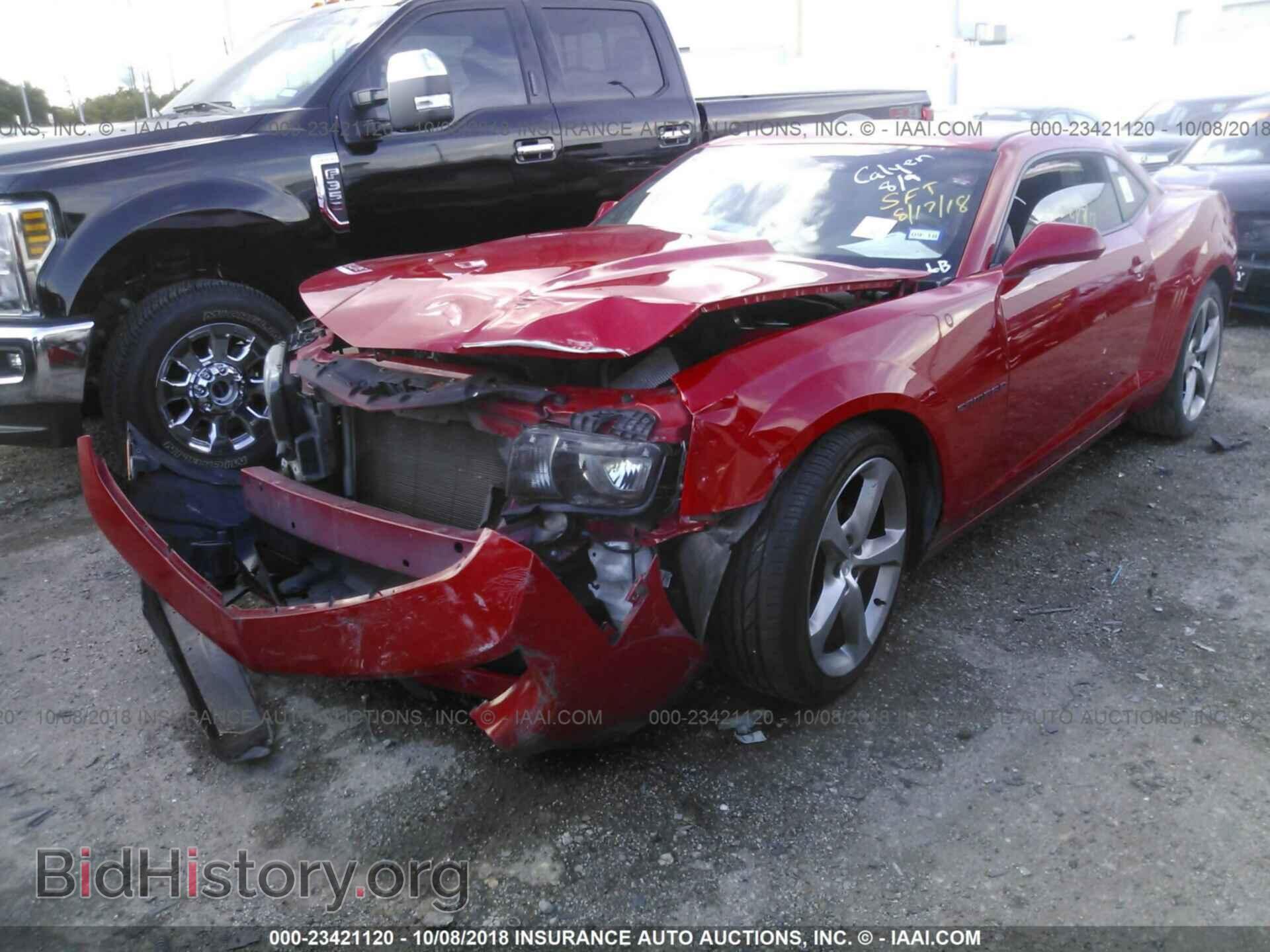2013 CHEVROLET CAMARO - VIN: 2G1FA1E36D9139604 - Фото 2