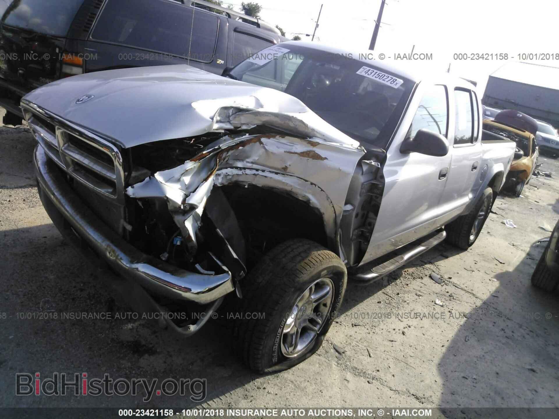 2004 DODGE DAKOTA - VIN: 1D7HG48N34S782557 - Фото 2