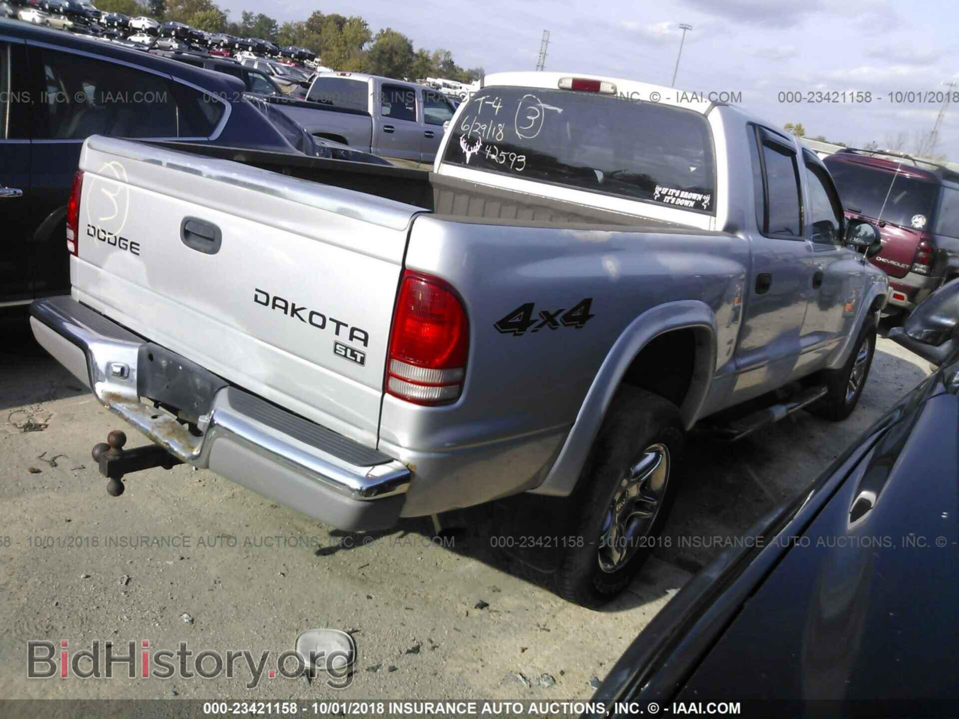 2004 DODGE DAKOTA - VIN: 1D7HG48N34S782557 - Фото 4