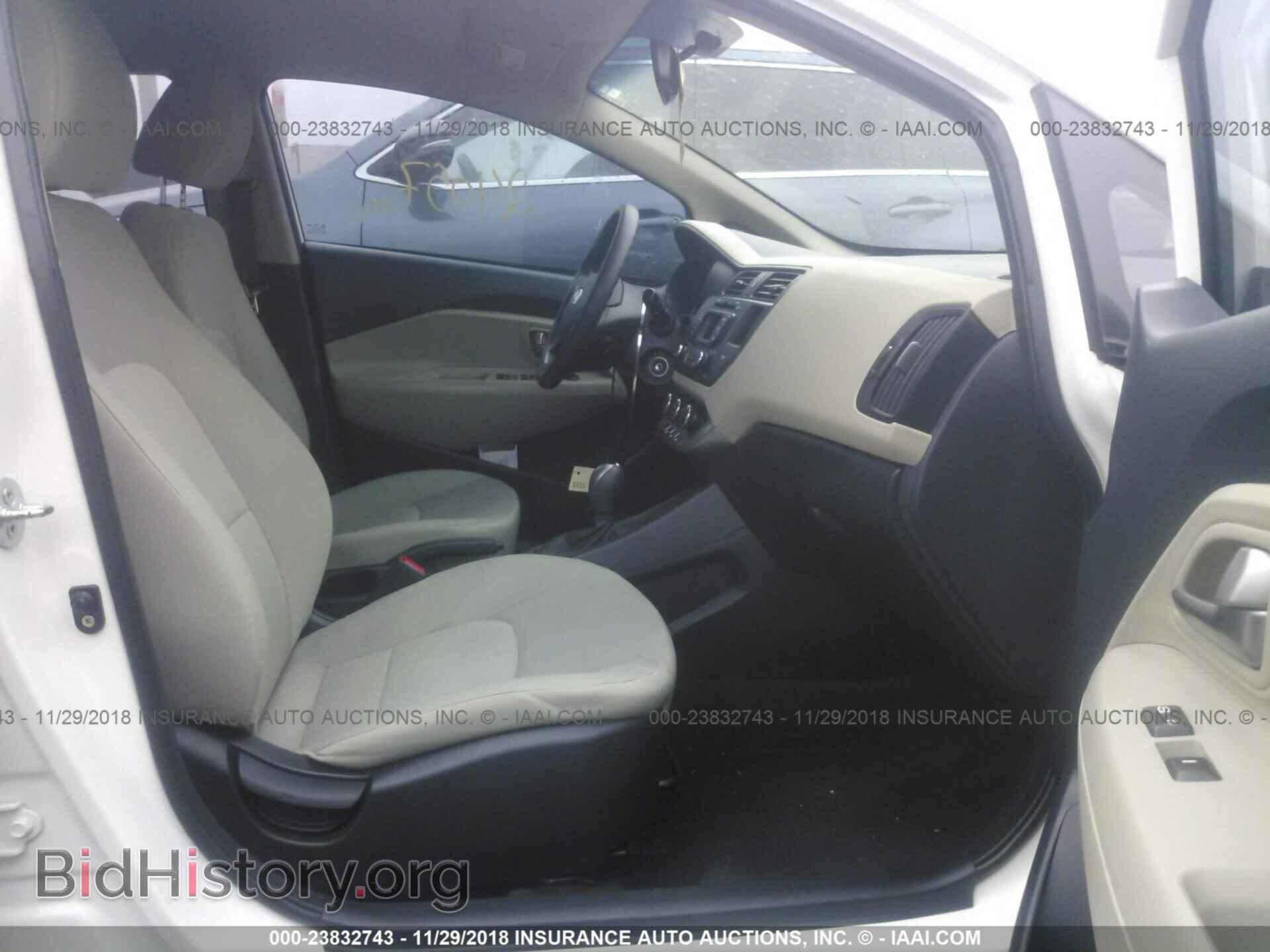 2012 KIA RIO - VIN: KNADM5A3XC6013705 - Фото 5