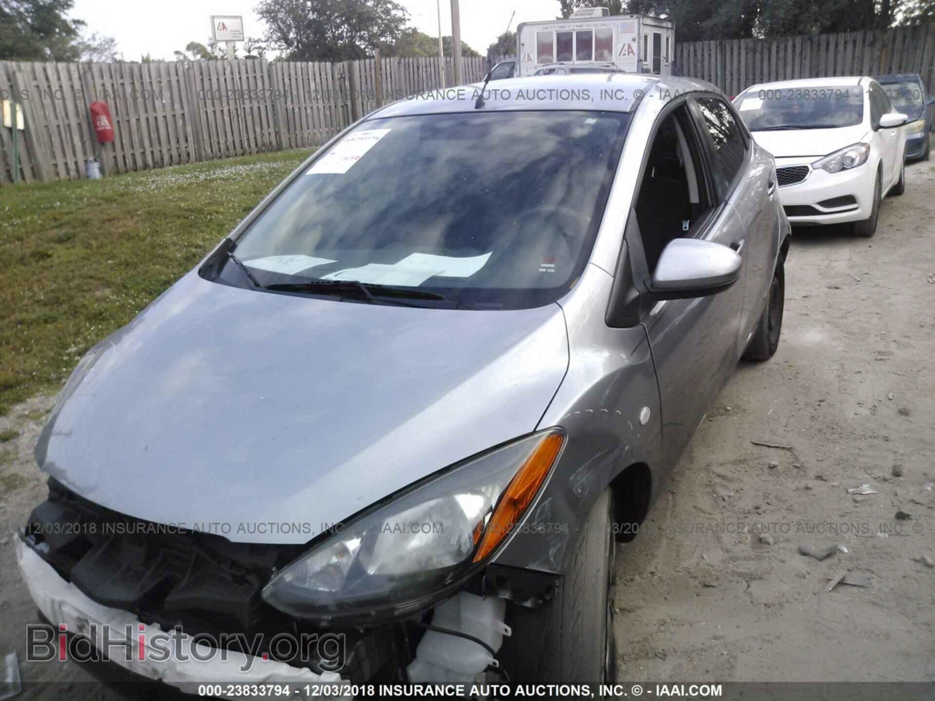 2012 MAZDA MAZDA2 - VIN: JM1DE1KY7C0145567 - Фото 2