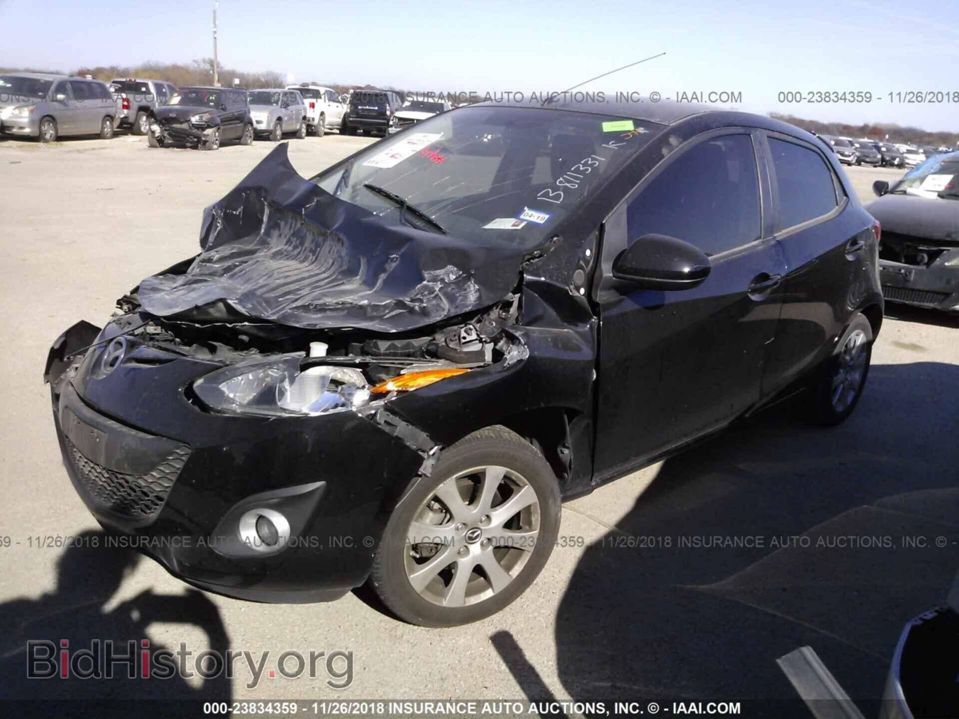 2013 MAZDA MAZDA2 - VIN: JM1DE1LY4D0161905 - Фото 2