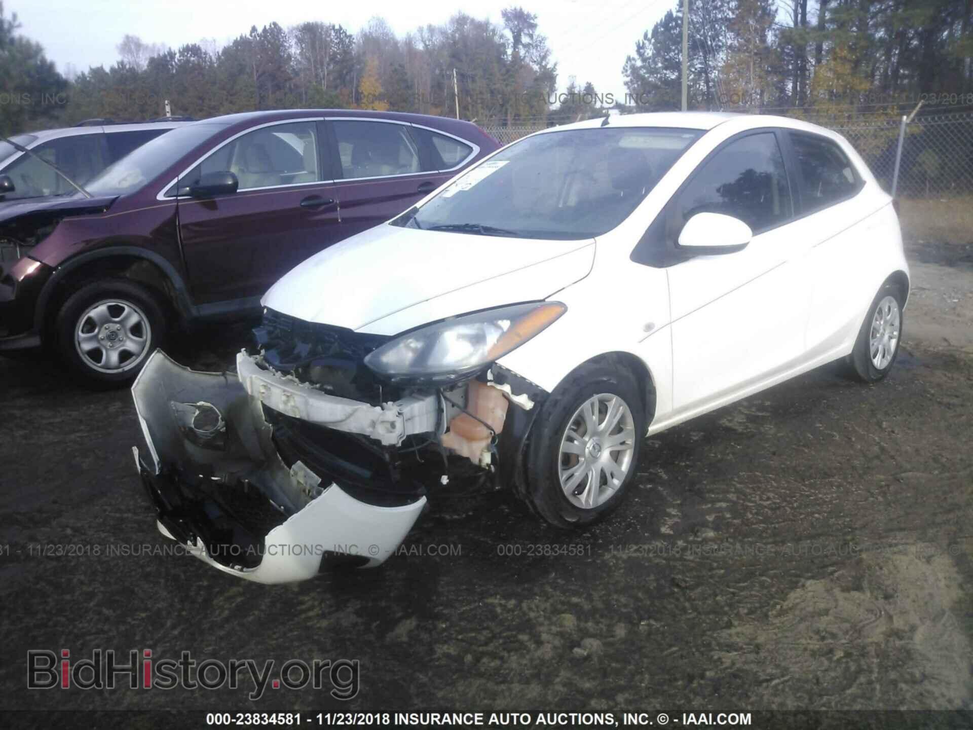 2011 MAZDA MAZDA2 - VIN: JM1DE1HY4B0118994 - Фото 2