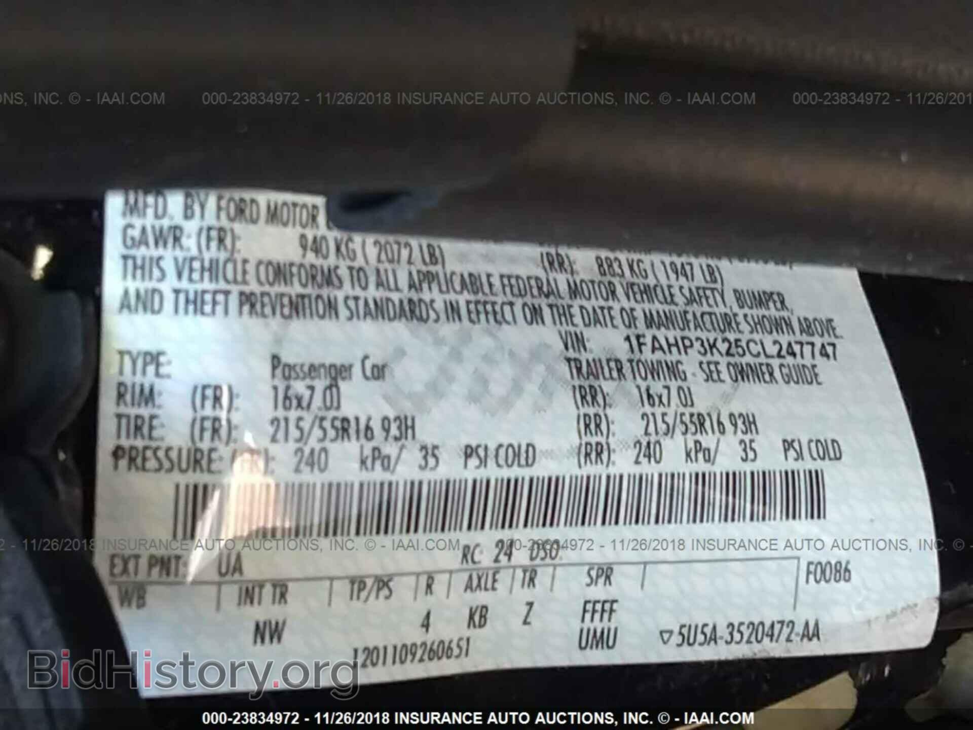 2012 Ford Focus - VIN: 1FAHP3K25CL247747 - Photo 9