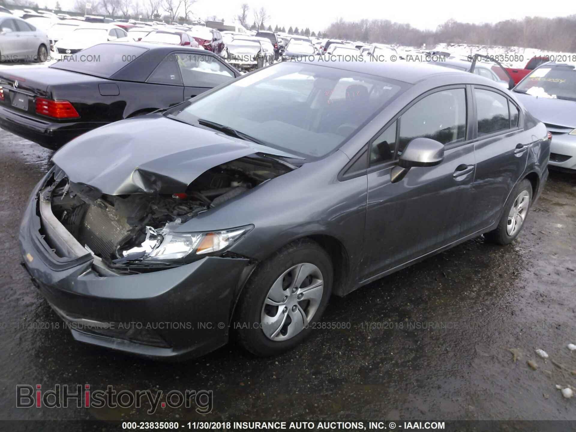 2013 HONDA CIVIC - VIN: 19XFB2F54DE079155 - Фото 2