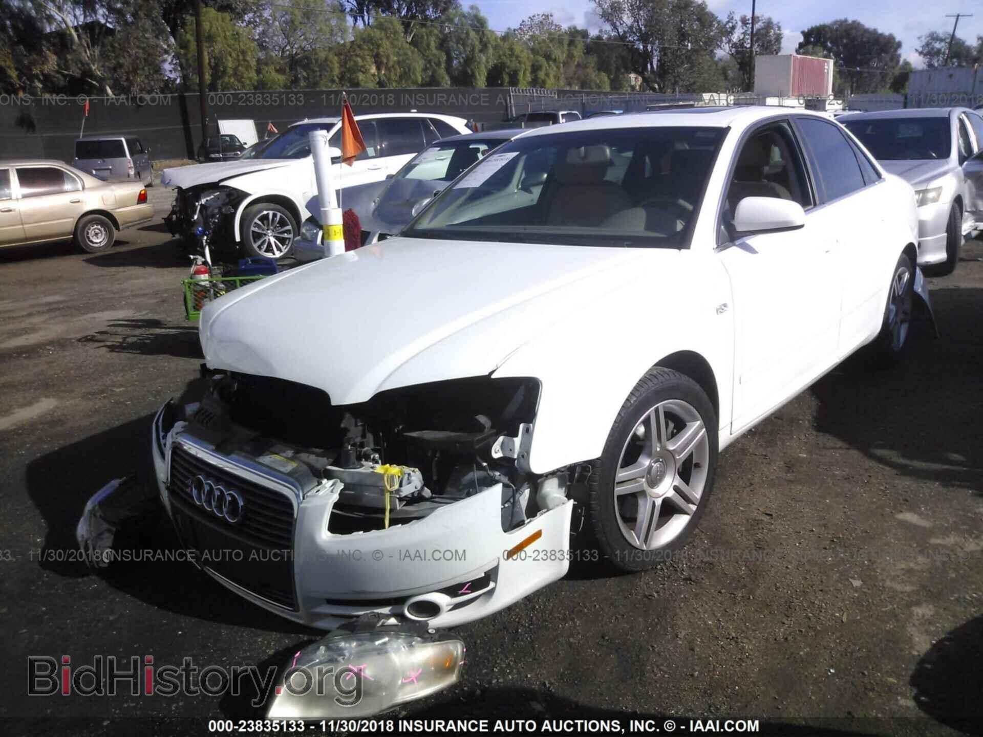2007 AUDI A4 - VIN: WAUAF78E37A198134 - Фото 2
