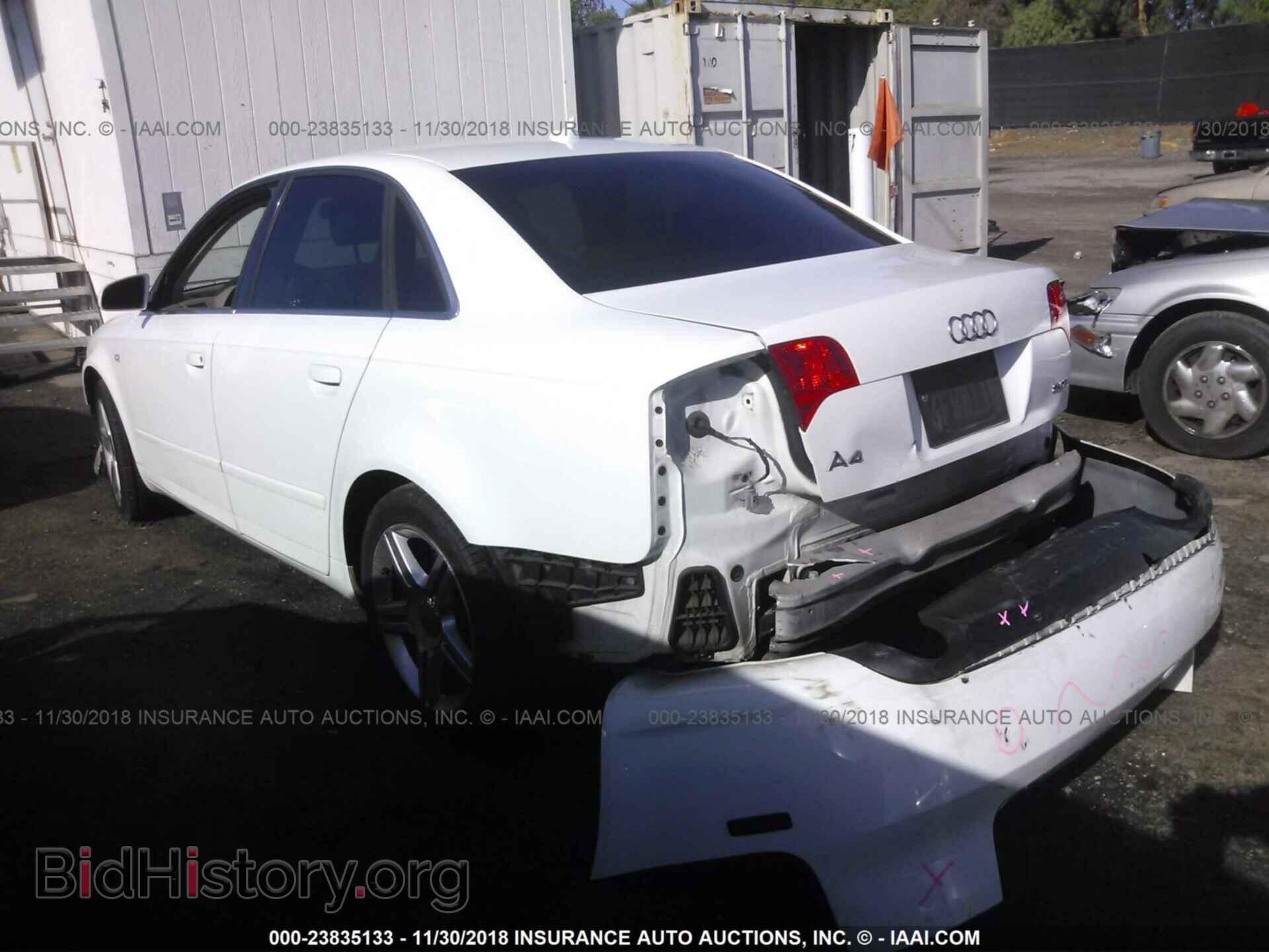 2007 AUDI A4 - VIN: WAUAF78E37A198134 - Фото 3