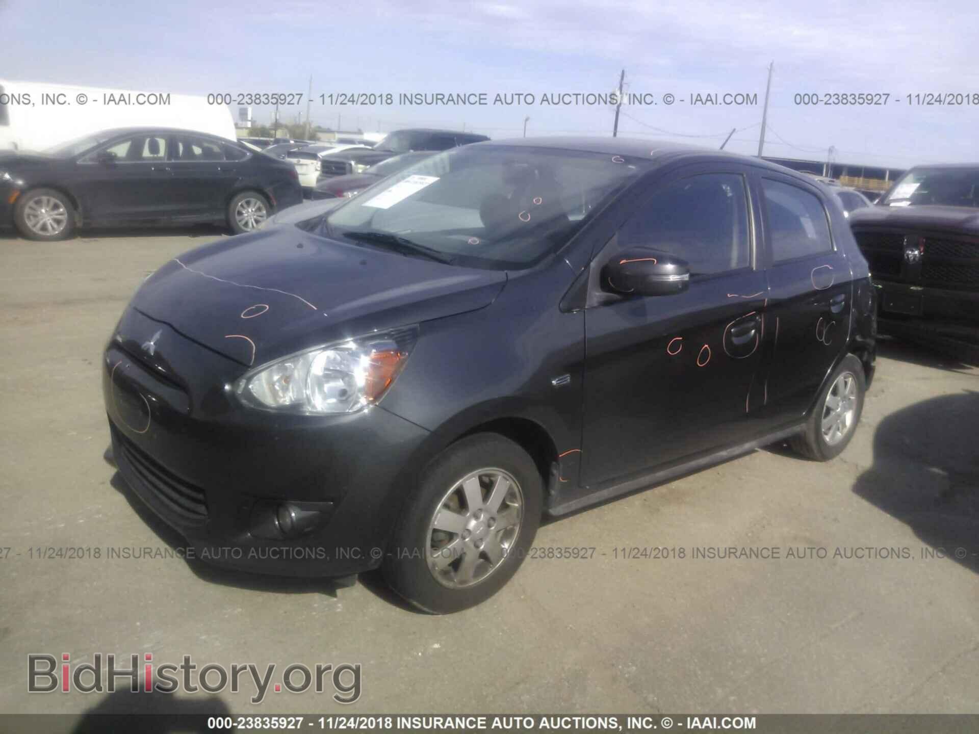 2015 MITSUBISHI MIRAGE - VIN: ML32A4HJ7FH001136 - Фото 2