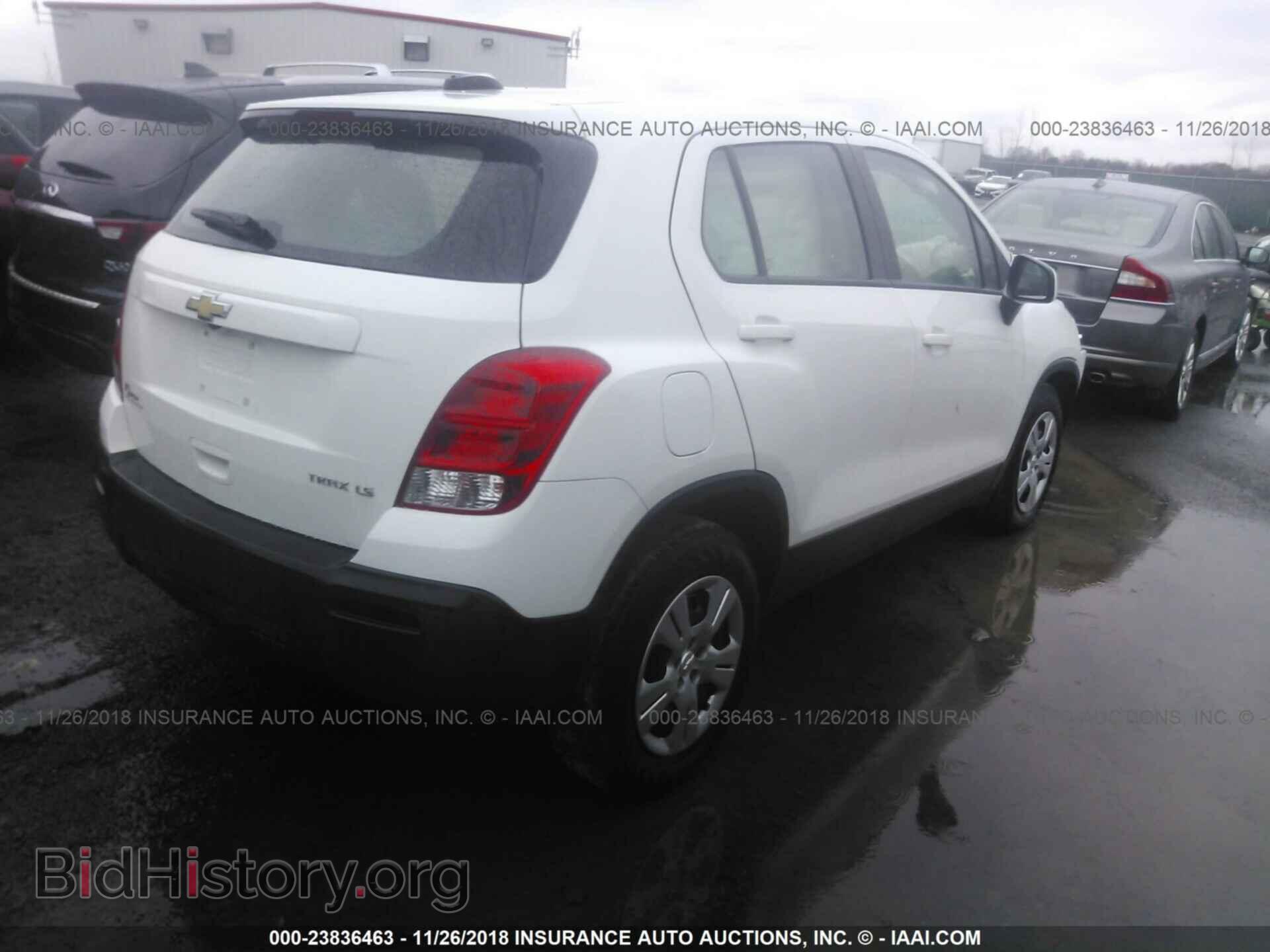 2015 CHEVROLET TRAX - VIN: KL7CJKSB8FB088262 - Фото 4