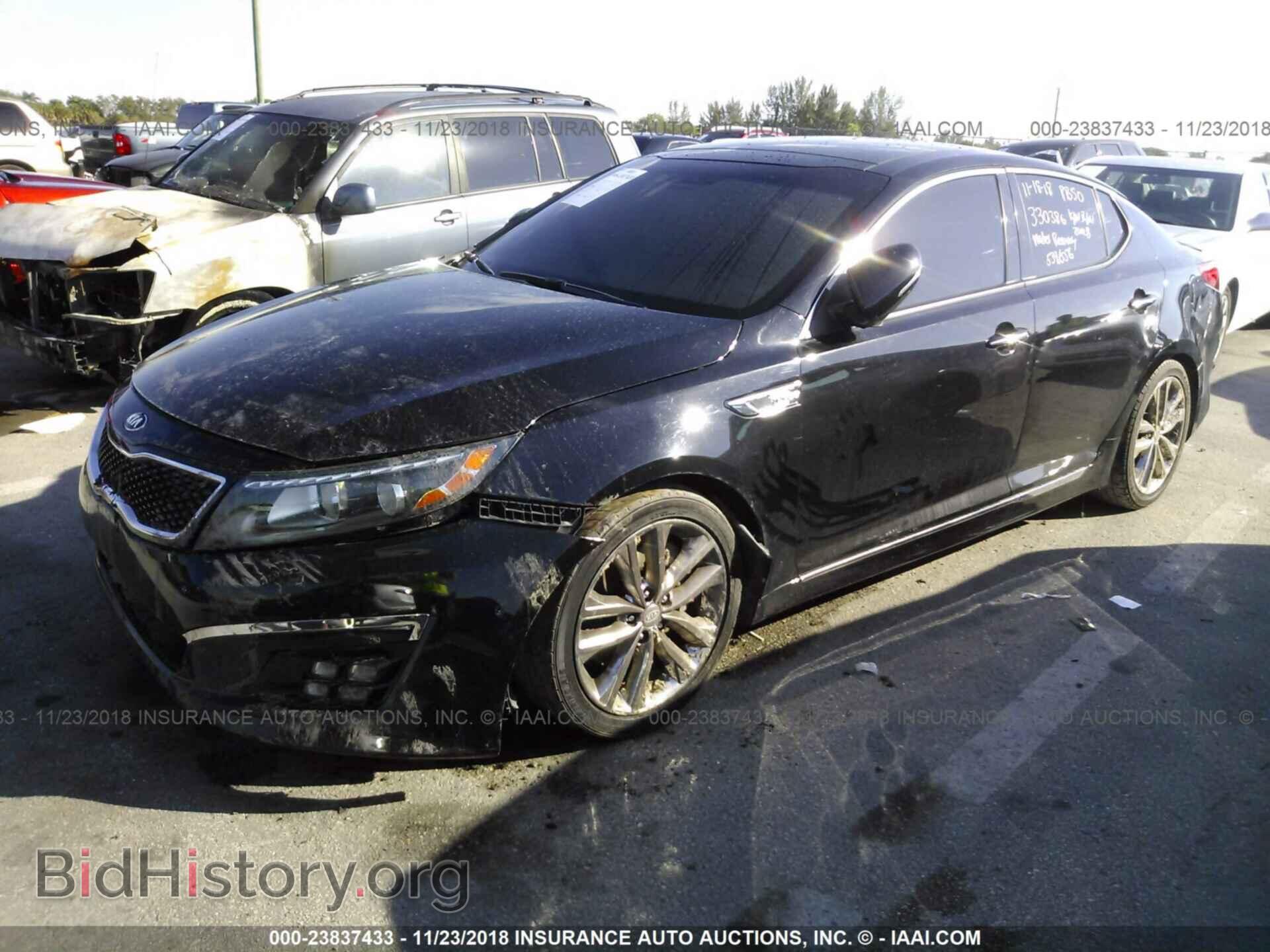 2015 KIA OPTIMA - VIN: 5XXGR4A64FG461837 - Photo 2