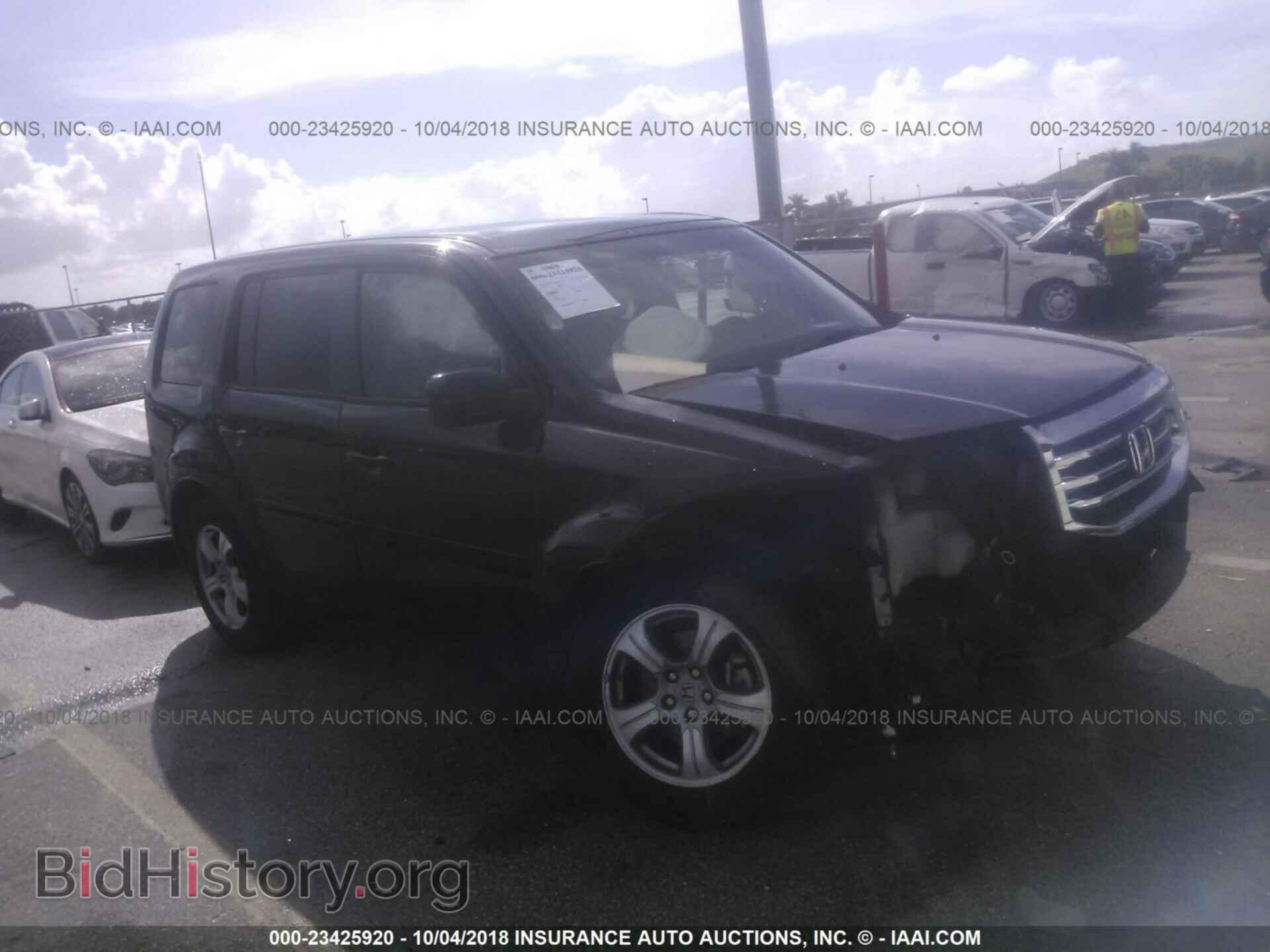Photo 5FNYF3H54CB033706 - HONDA PILOT 2012