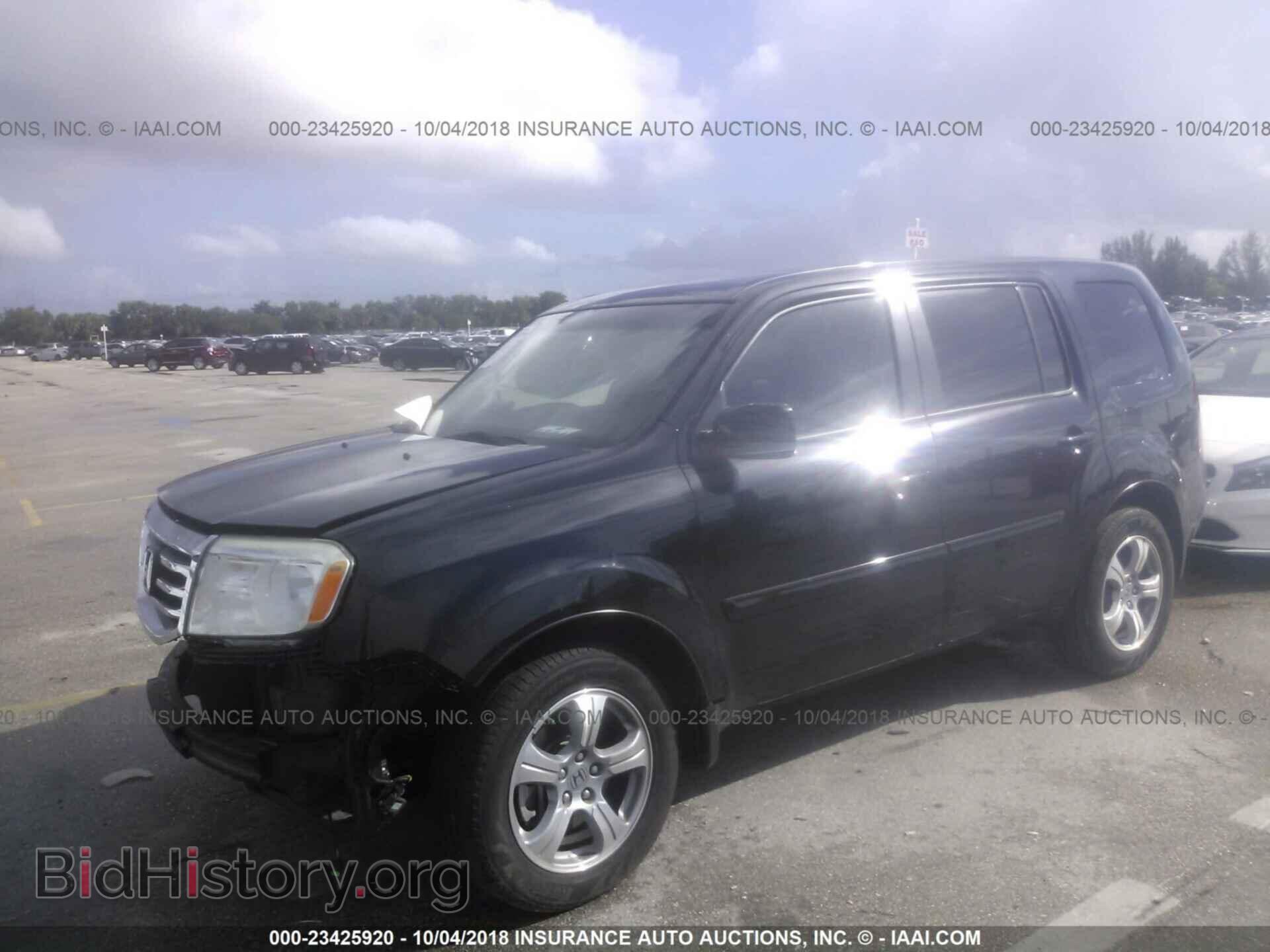 2012 HONDA PILOT - VIN: 5FNYF3H54CB033706 - Фото 2