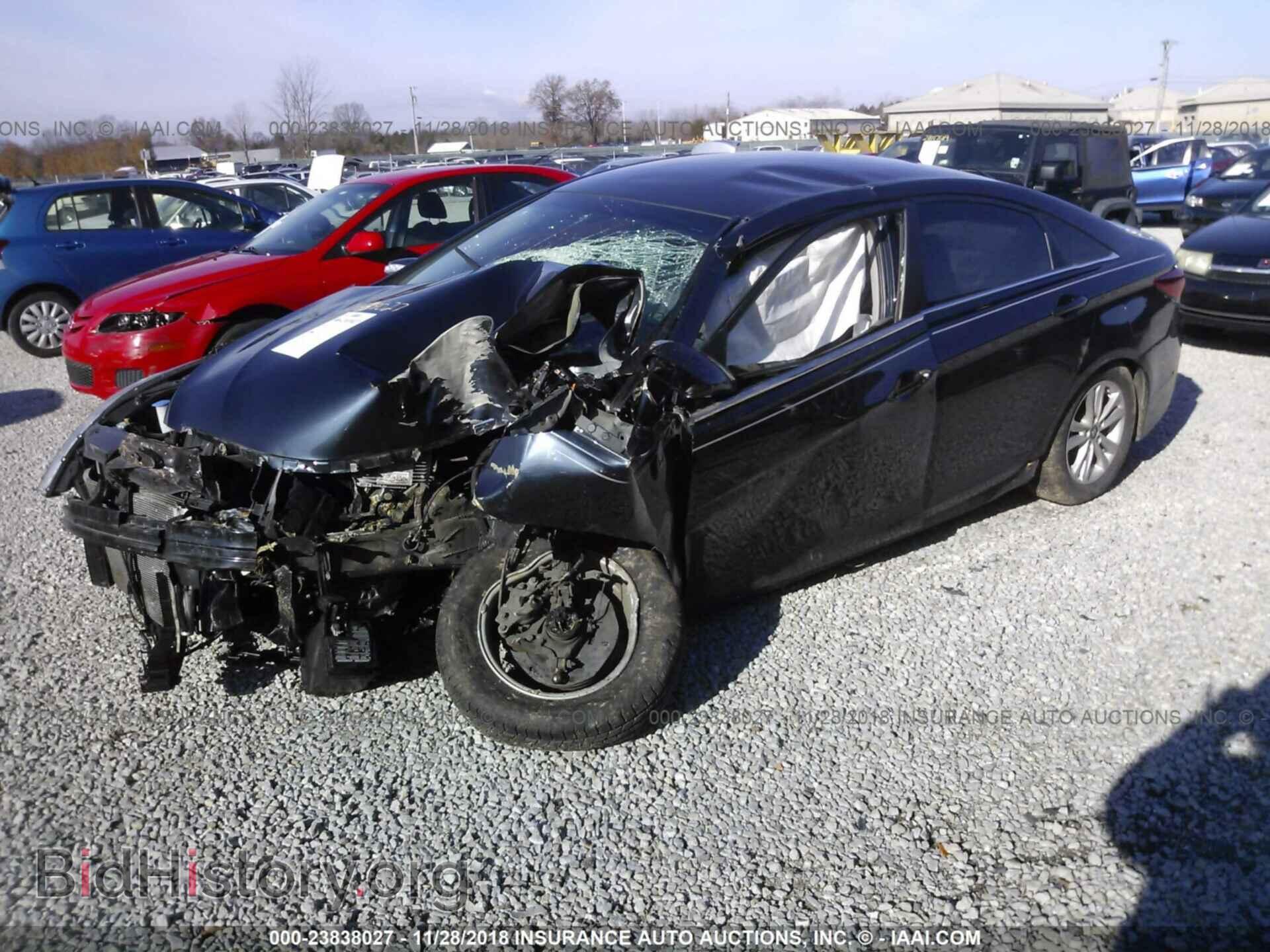 2014 HYUNDAI SONATA - VIN: 5NPEB4AC0EH879199 - Фото 2