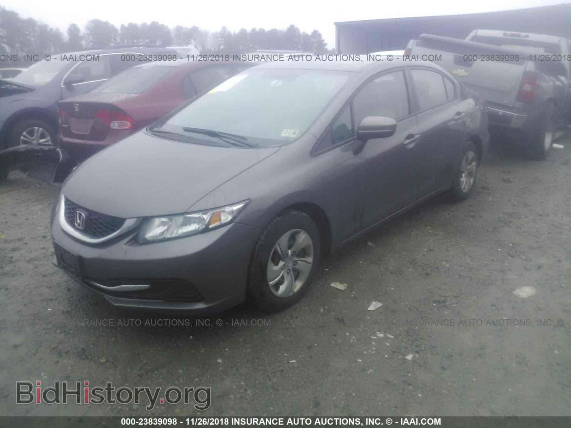 2014 Honda Civic - VIN: 2HGFB2F59EH522889 - Фото 2