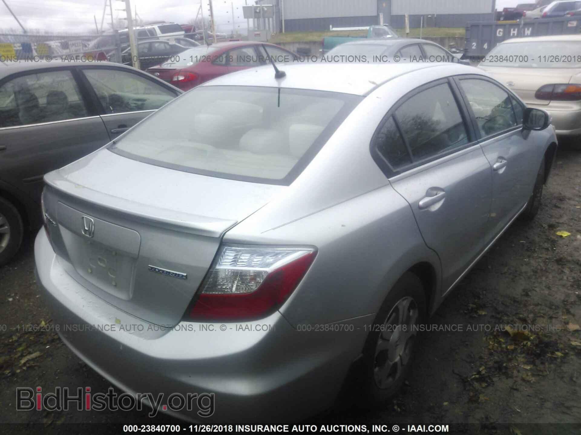 2012 HONDA CIVIC - VIN: JHMFB4F24CS002099 - Photo 4