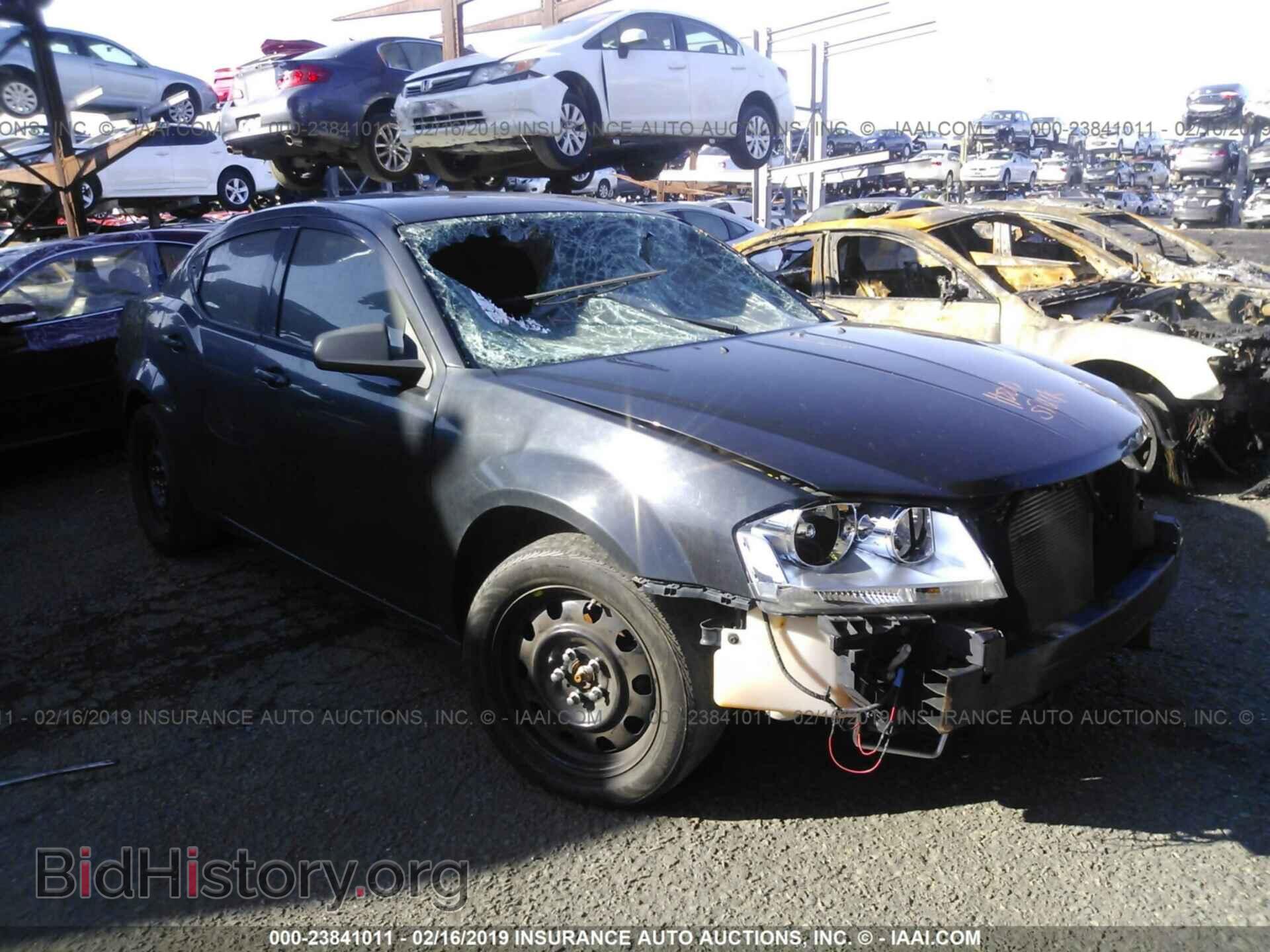 Photo 1C3CDZAB8CN310687 - DODGE AVENGER 2012