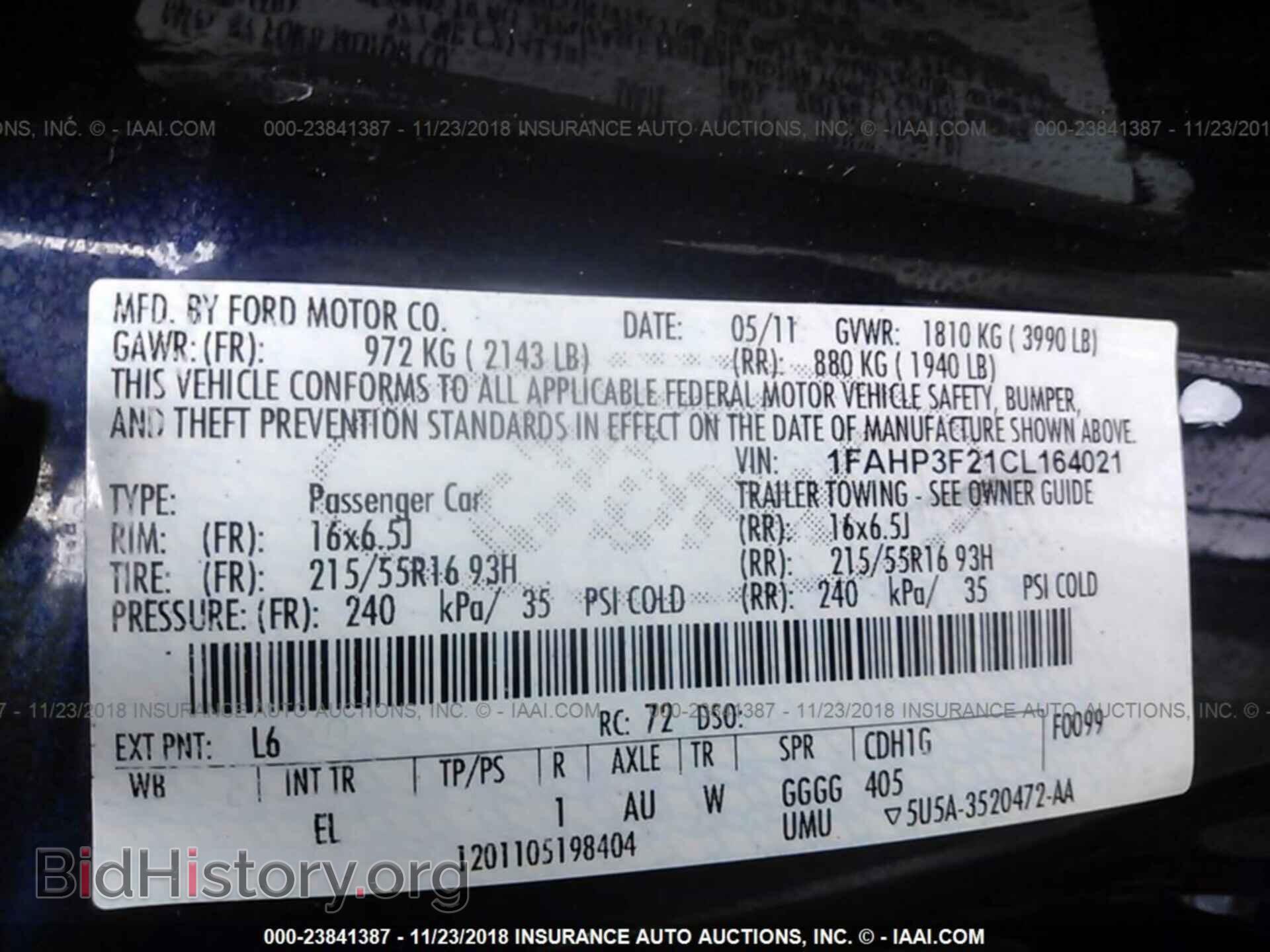 2012 FORD FOCUS - VIN: 1FAHP3F21CL164021 - Photo 9