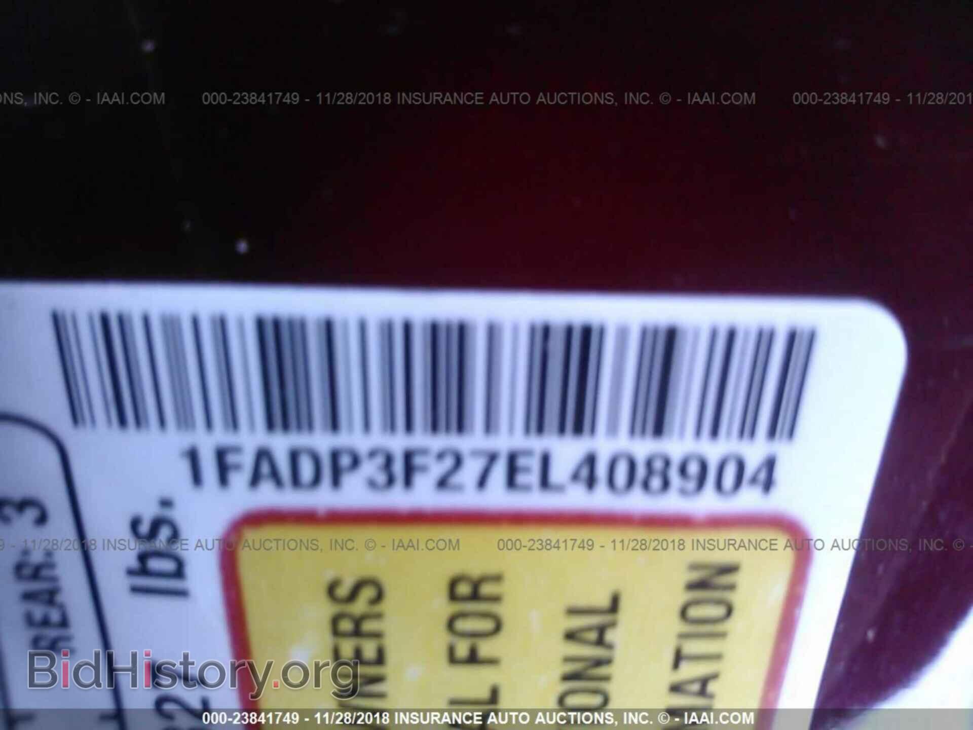 2014 FORD FOCUS - VIN: 1FADP3F27EL408904 - Photo 9