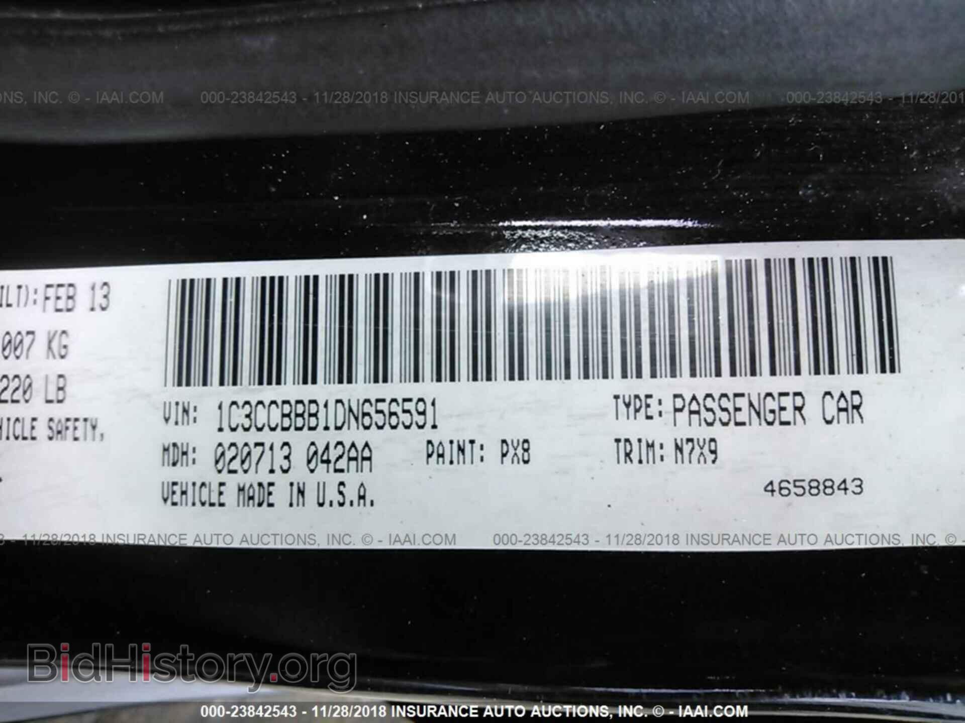 2013 Chrysler 200 - VIN: 1C3CCBBB1DN656591 - Photo 9