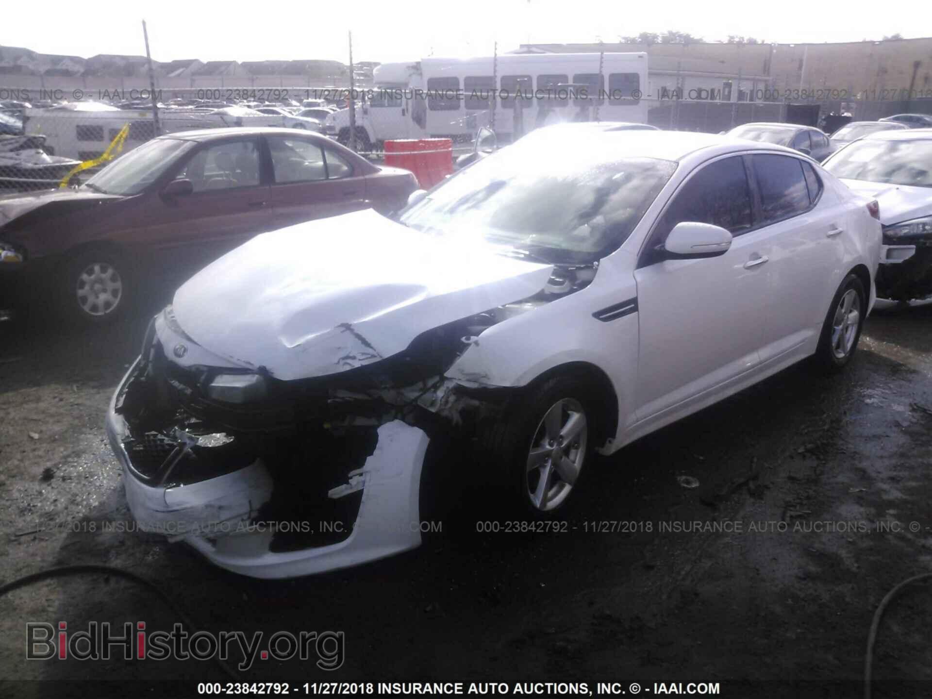 2014 KIA OPTIMA - VIN: KNAGM4A71E5454464 - Фото 2