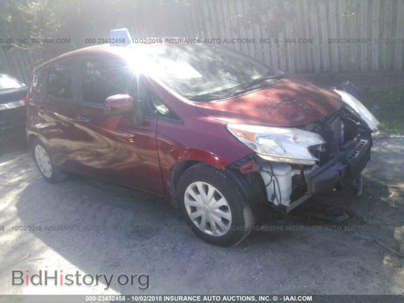 2014 Nissan VERSA NOTE (VIN 3N1CE2CP8EL398042) — фото 1 из 10, IAAI, повреждение: оба бока