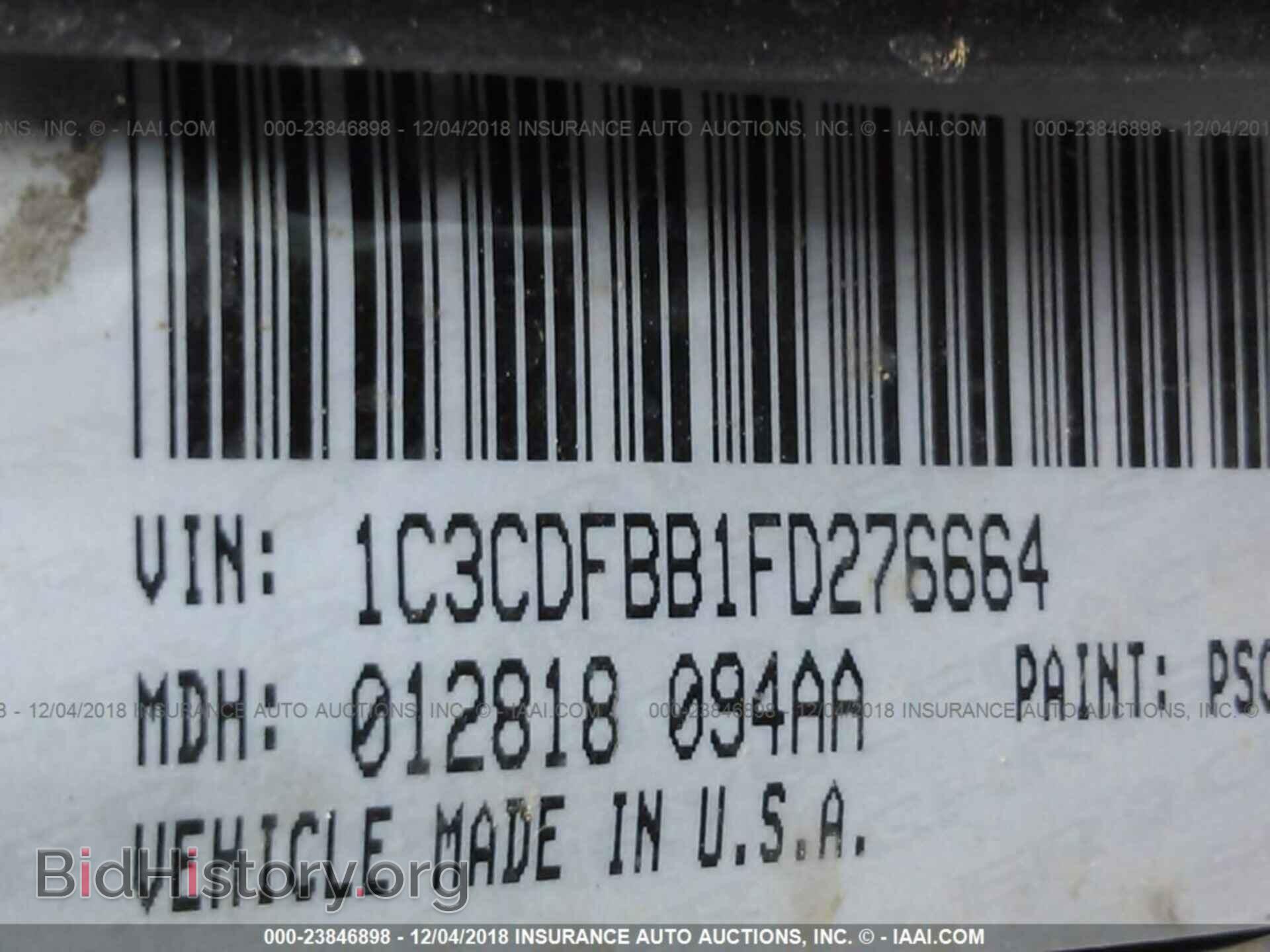 2015 DODGE DART - VIN: 1C3CDFBB1FD276664 - Photo 9