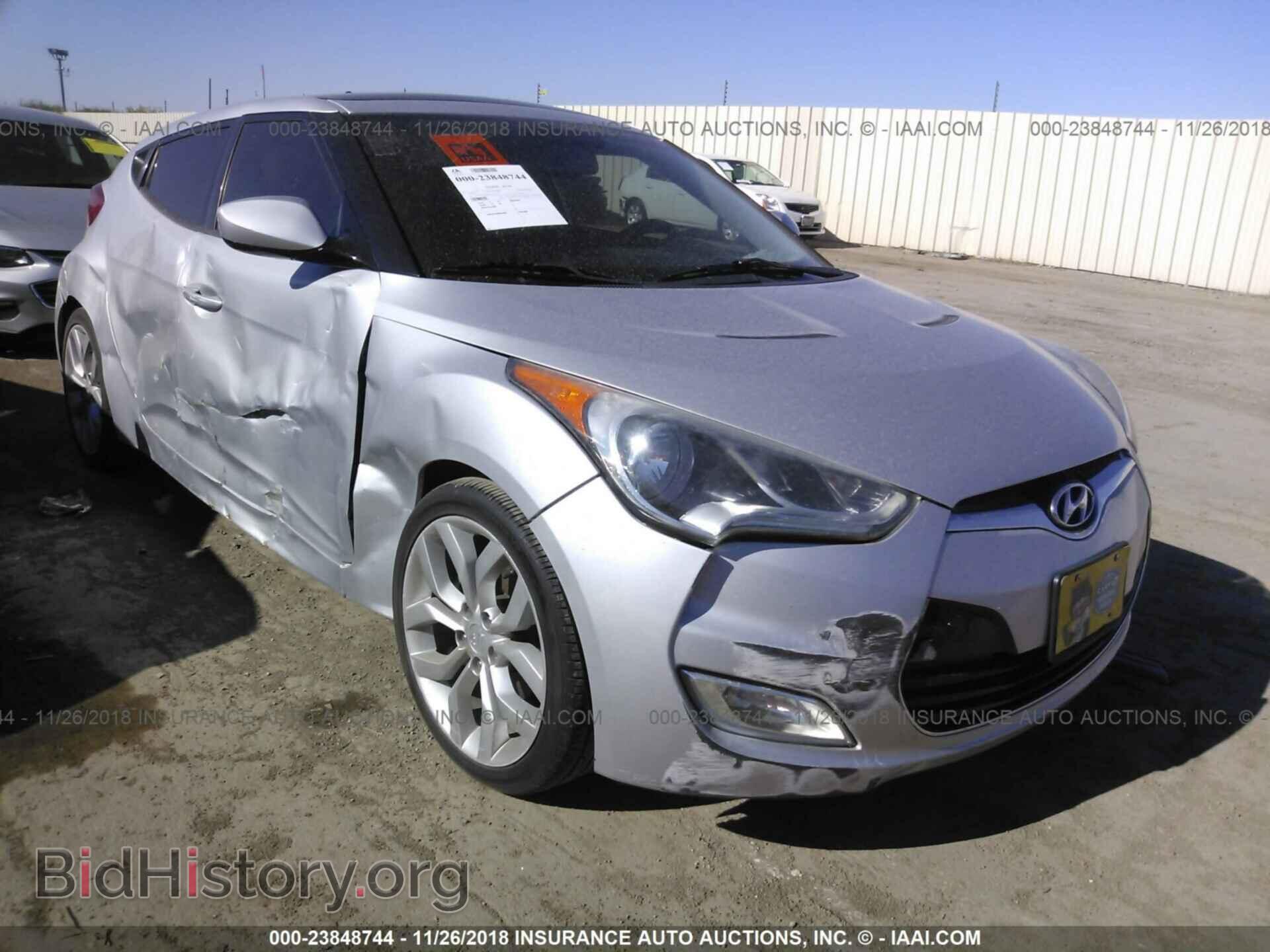 Photo KMHTC6AD9CU072820 - HYUNDAI VELOSTER 2012
