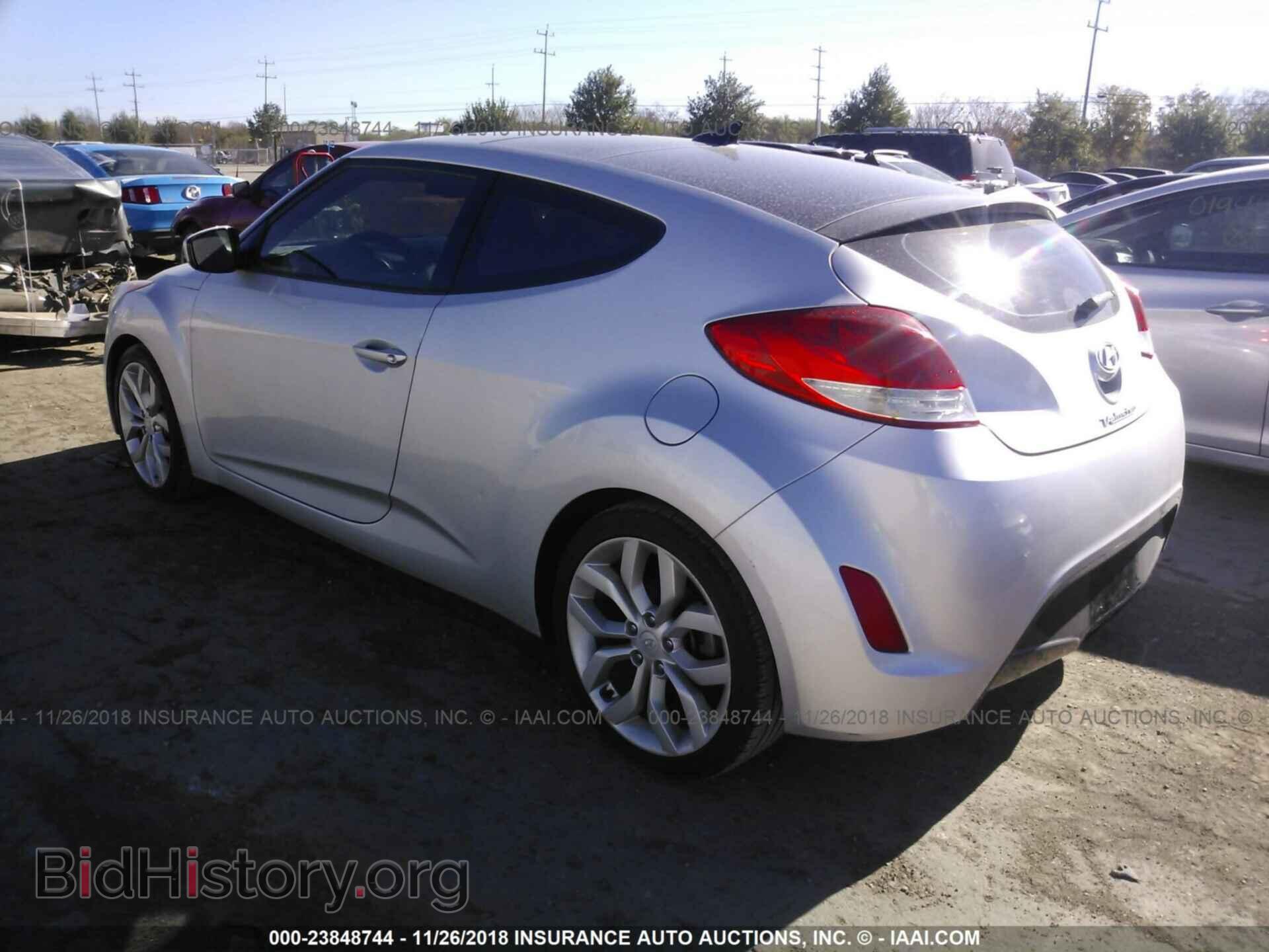 2012 HYUNDAI VELOSTER - VIN: KMHTC6AD9CU072820 - Фото 3