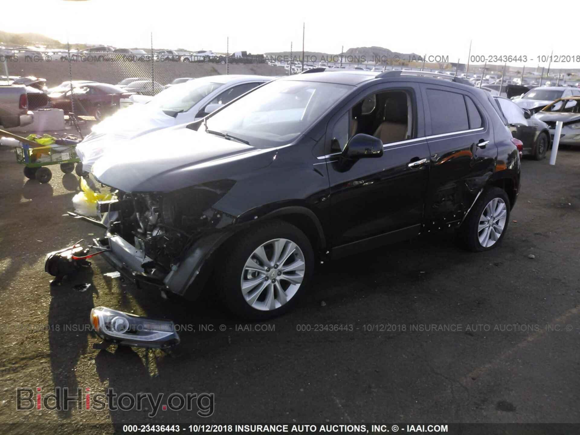 2017 CHEVROLET TRAX - VIN: 3GNCJMSB9HL278322 - Фото 2
