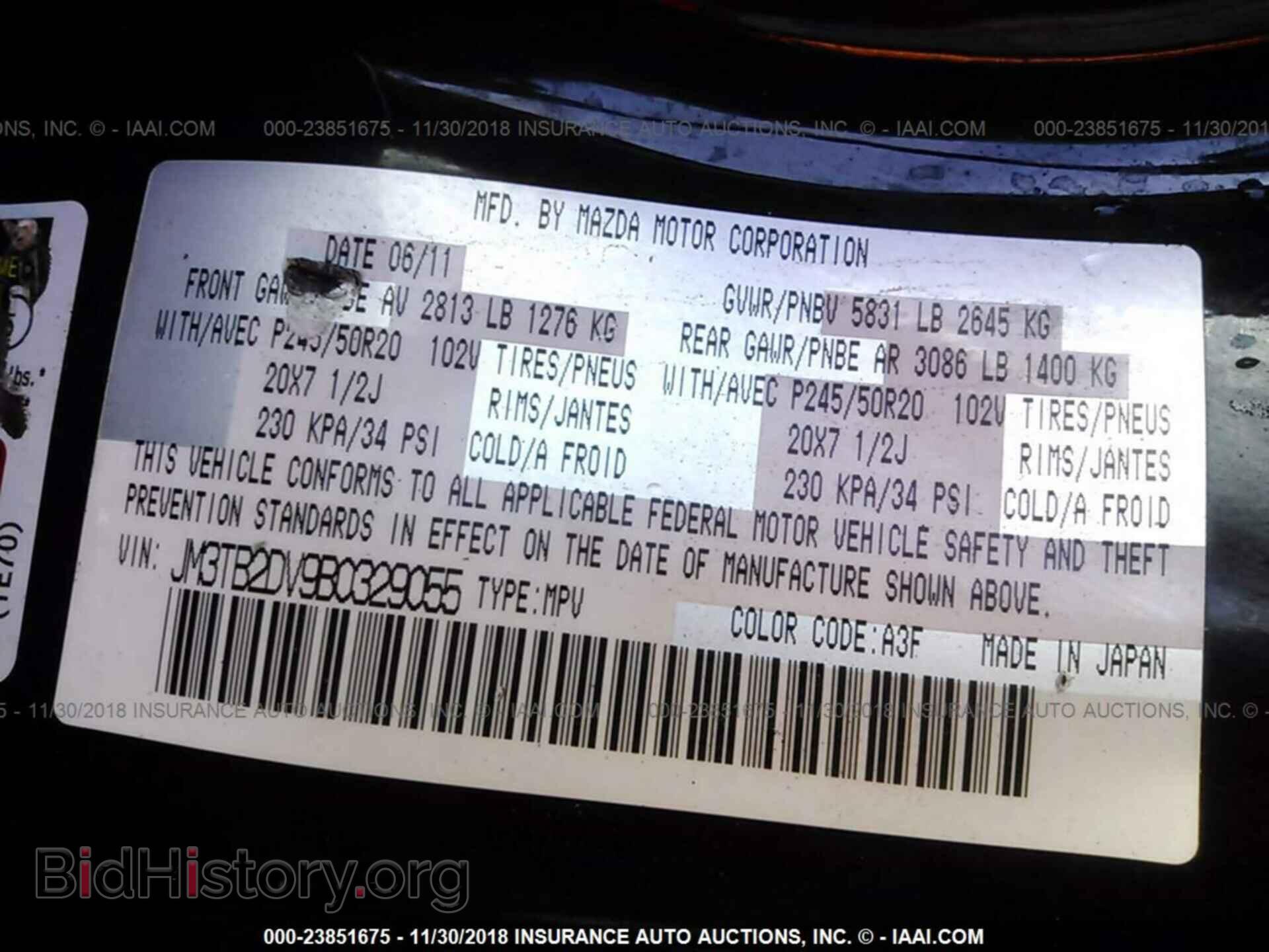 2011 Mazda Cx-9 - VIN: JM3TB2DV9B0329055 - Photo 9