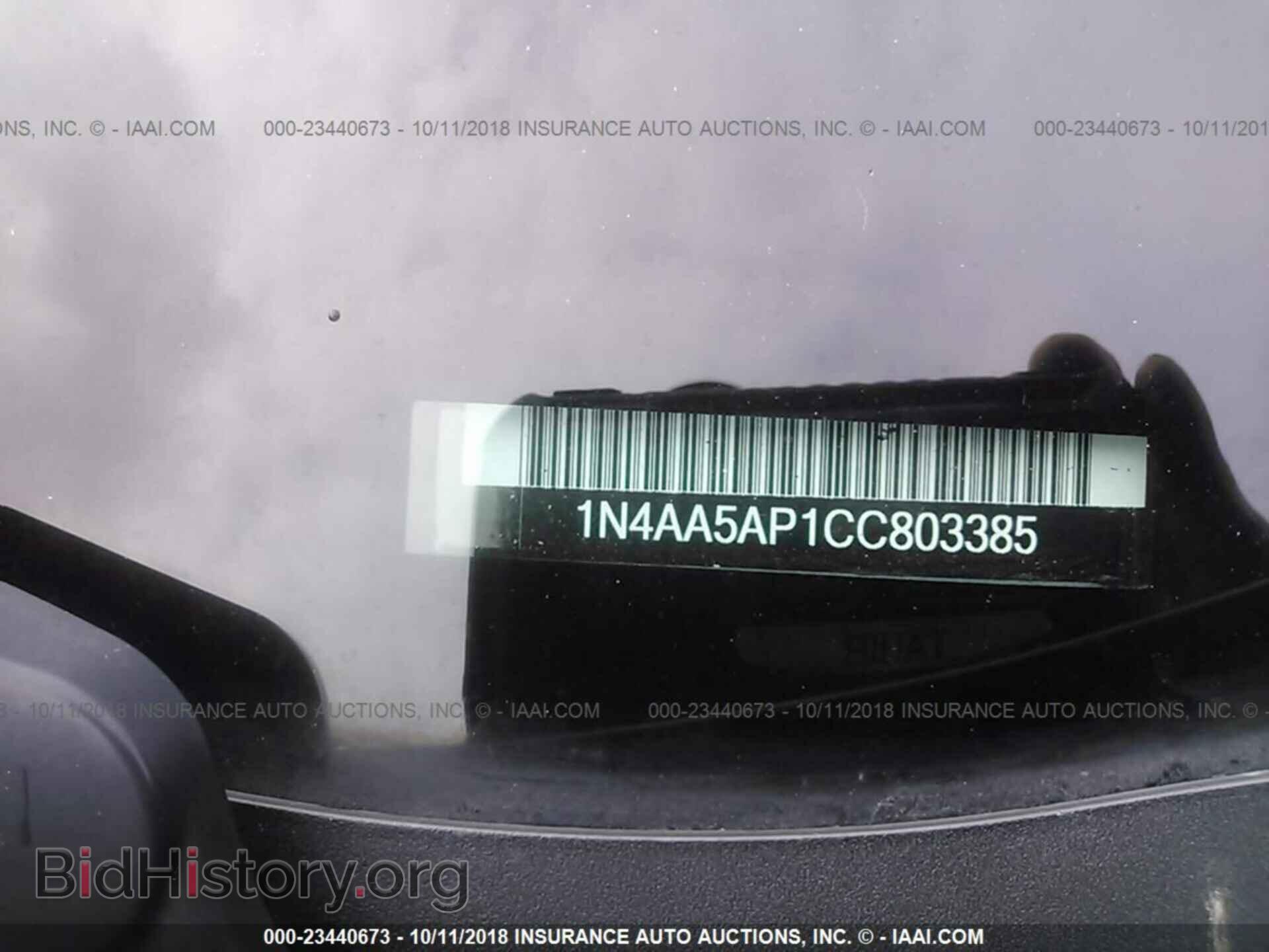2012 NISSAN MAXIMA - VIN: 1N4AA5AP1CC803385 - Фото 9