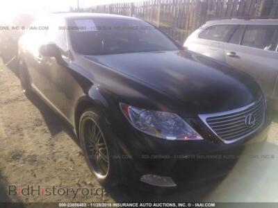 2008 Lexus LS 460, черный — VIN JTHBL46F285073788, IAAI