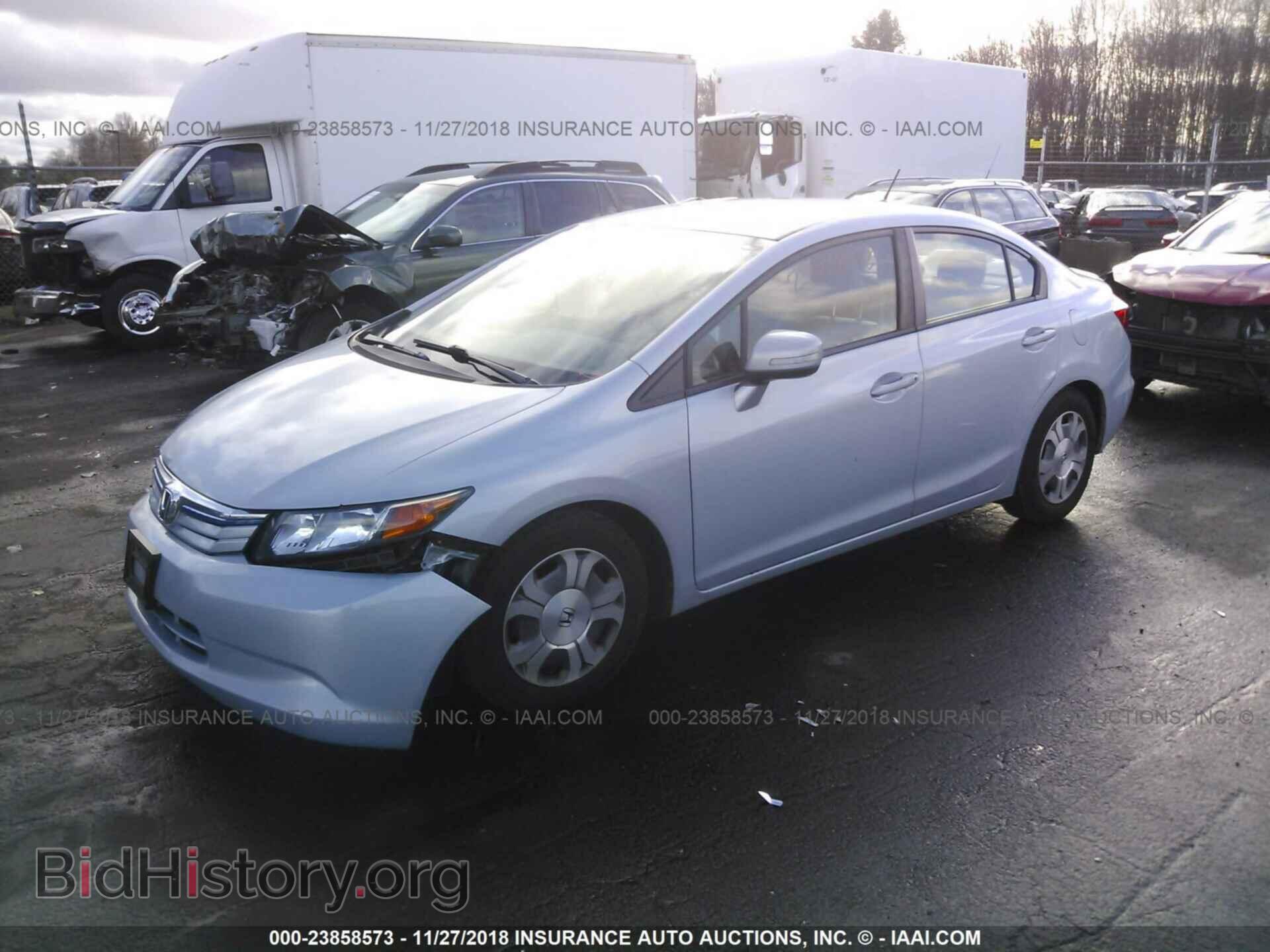 2012 Honda Civic - VIN: JHMFB4F37CS003255 - Photo 2