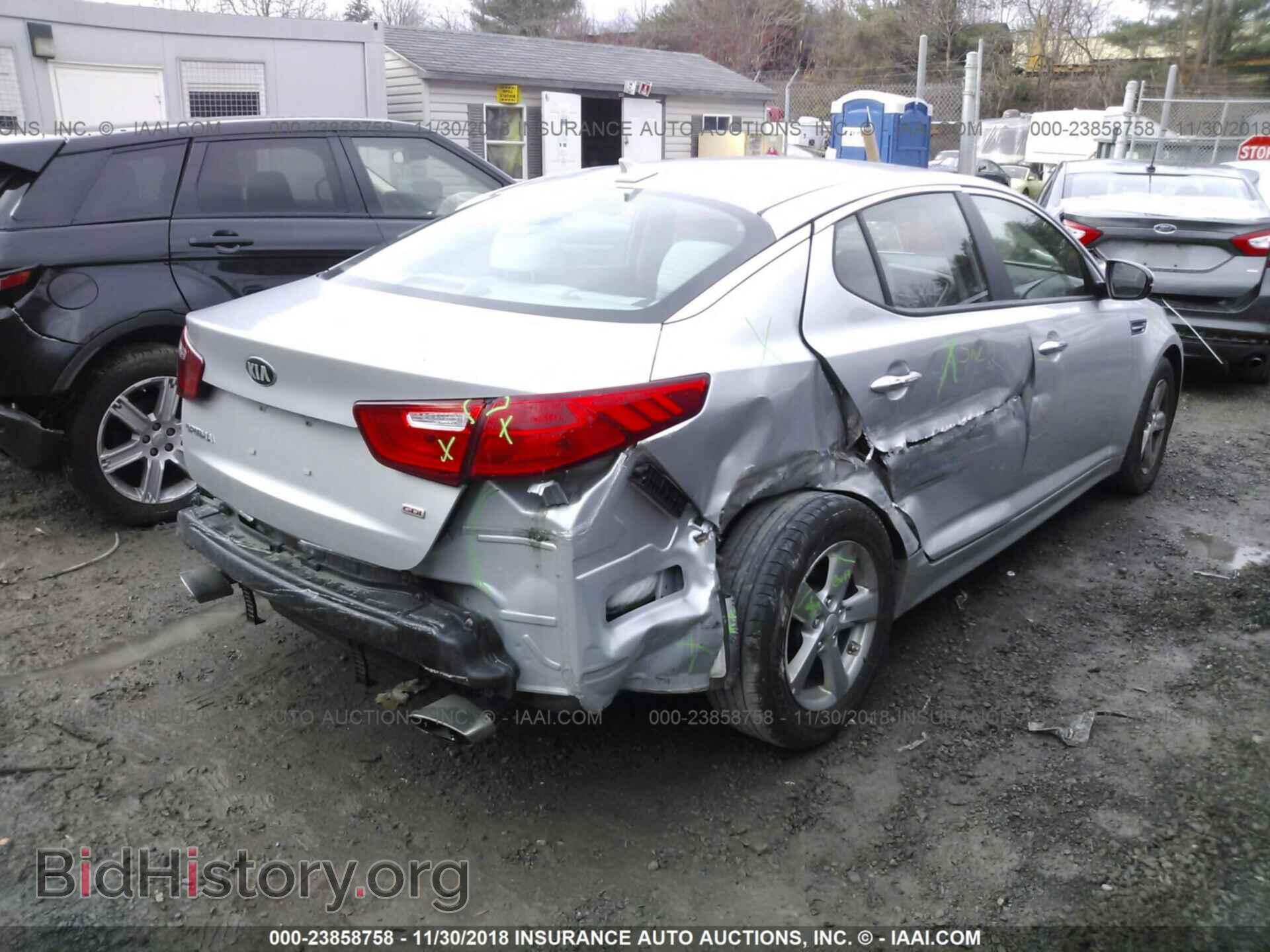 2015 KIA OPTIMA - VIN: 5XXGM4A77FG425650 - Фото 4