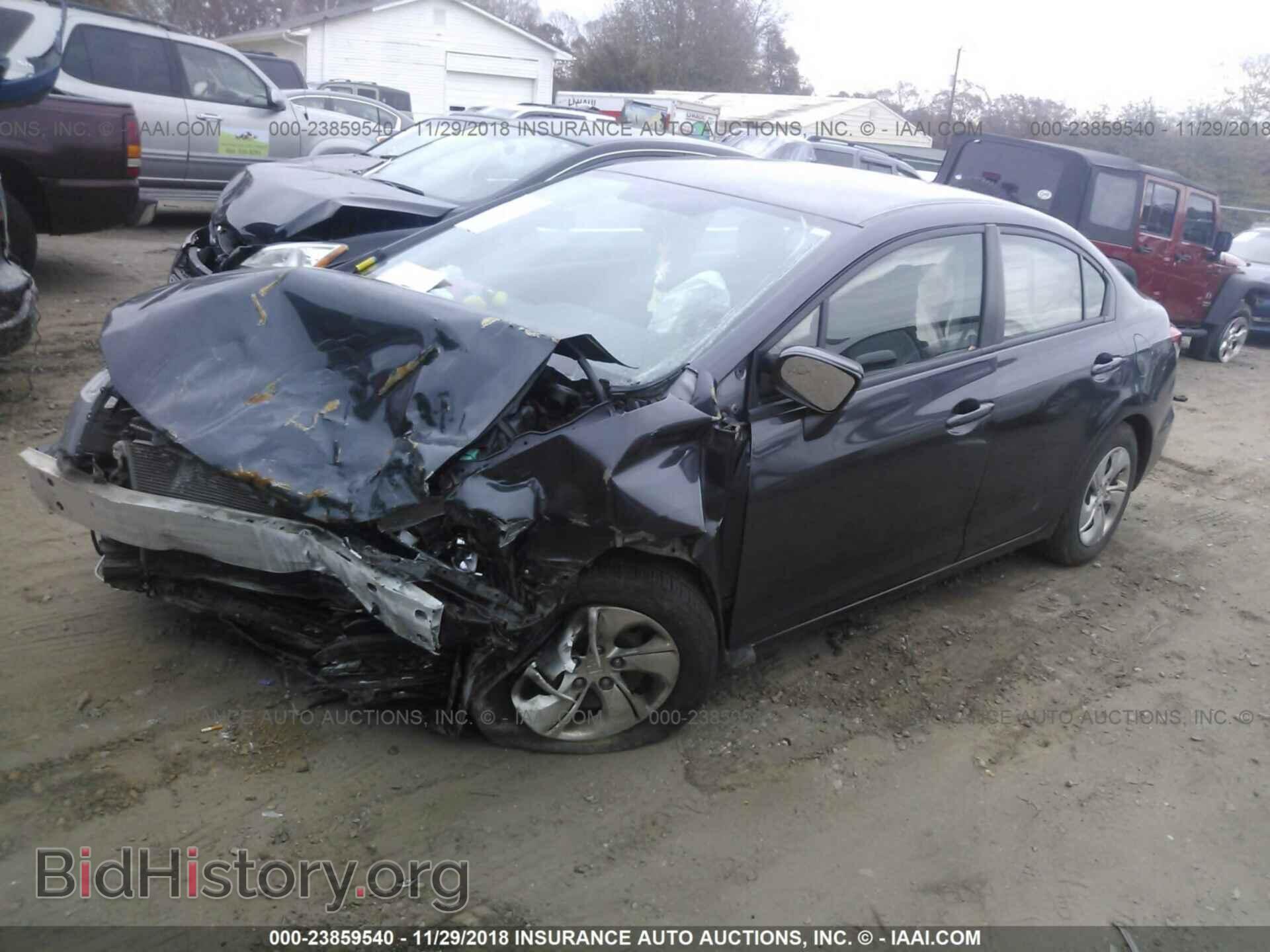 2014 Honda Civic - VIN: 19XFB2F53EE002620 - Фото 2
