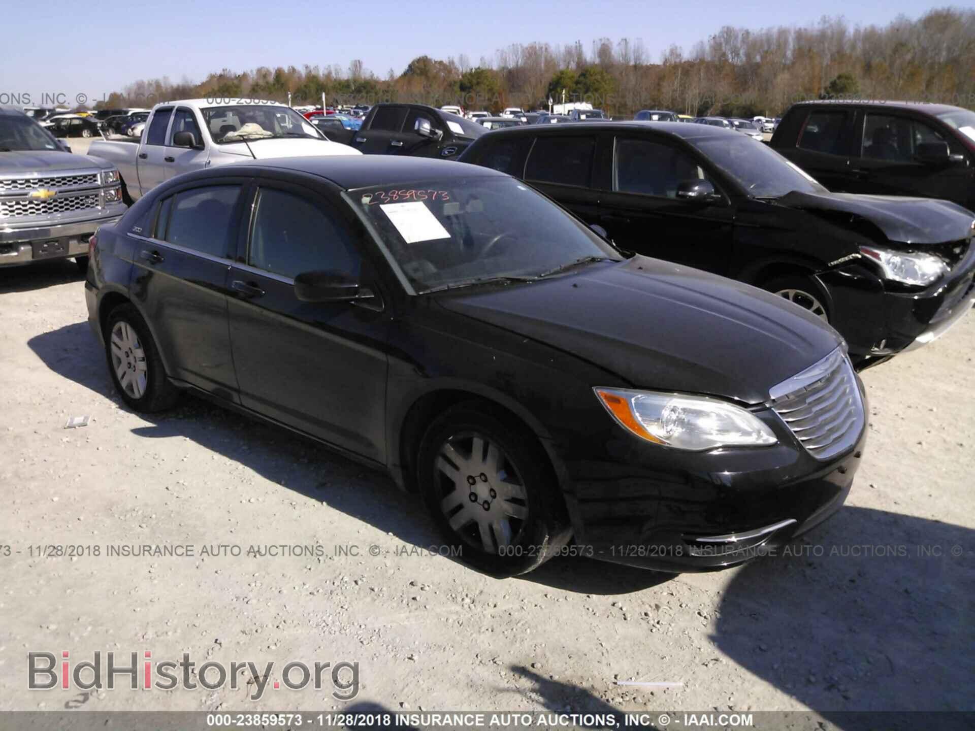 Фотография 1C3CCBAB3CN282453 - CHRYSLER 200 2012