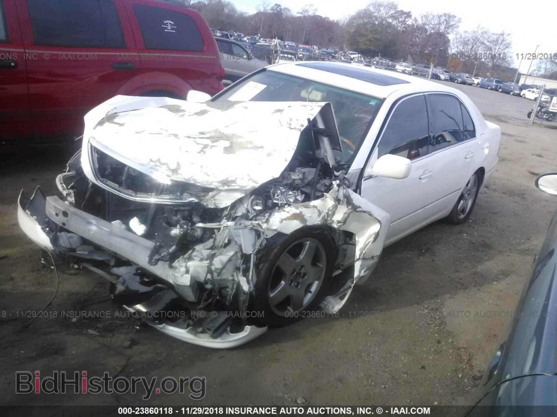 2005 LEXUS LS - VIN: JTHBN36F855014826 - Фото 2