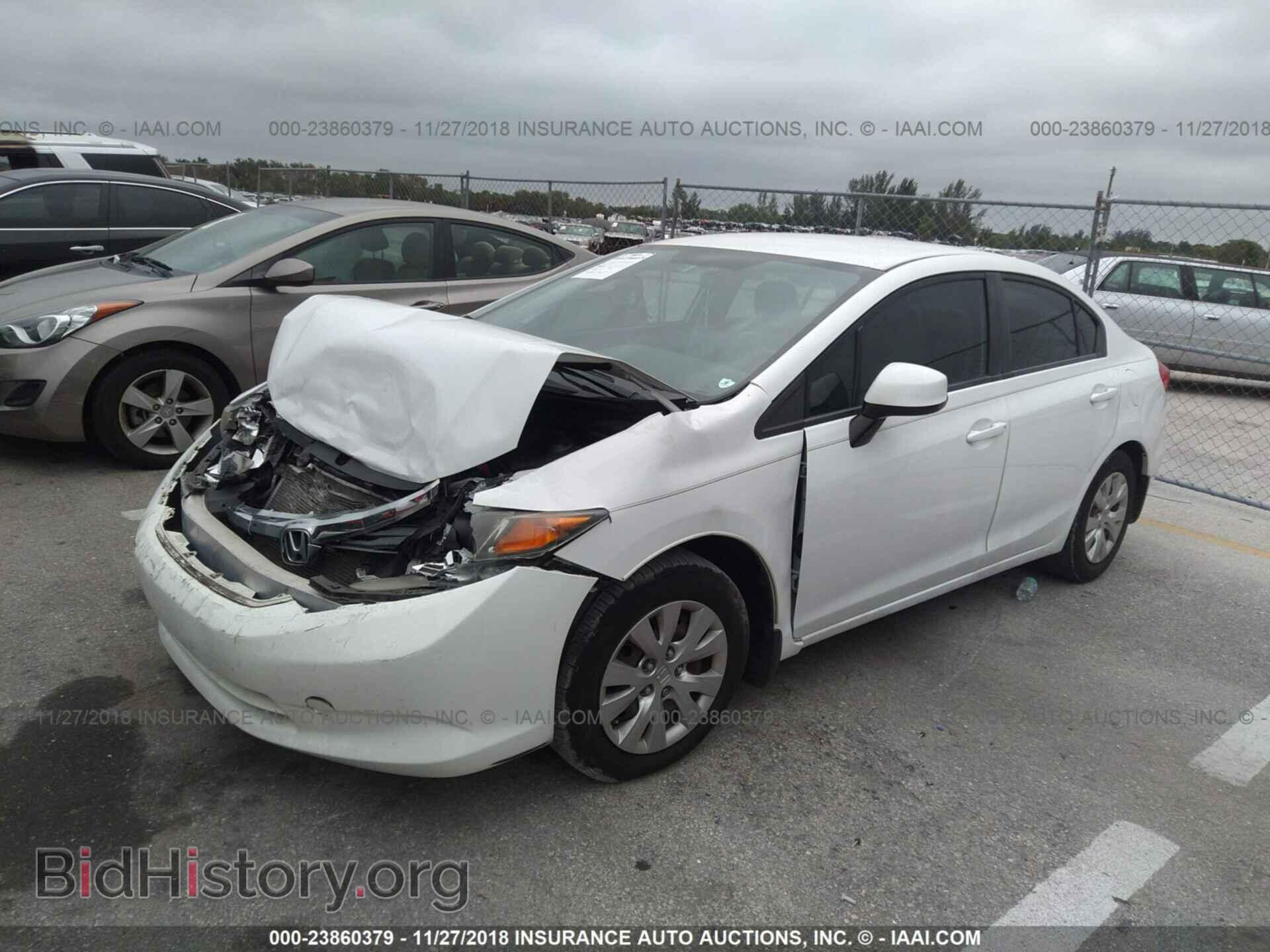 2012 HONDA CIVIC - VIN: 19XFB2F55CE063884 - Photo 2