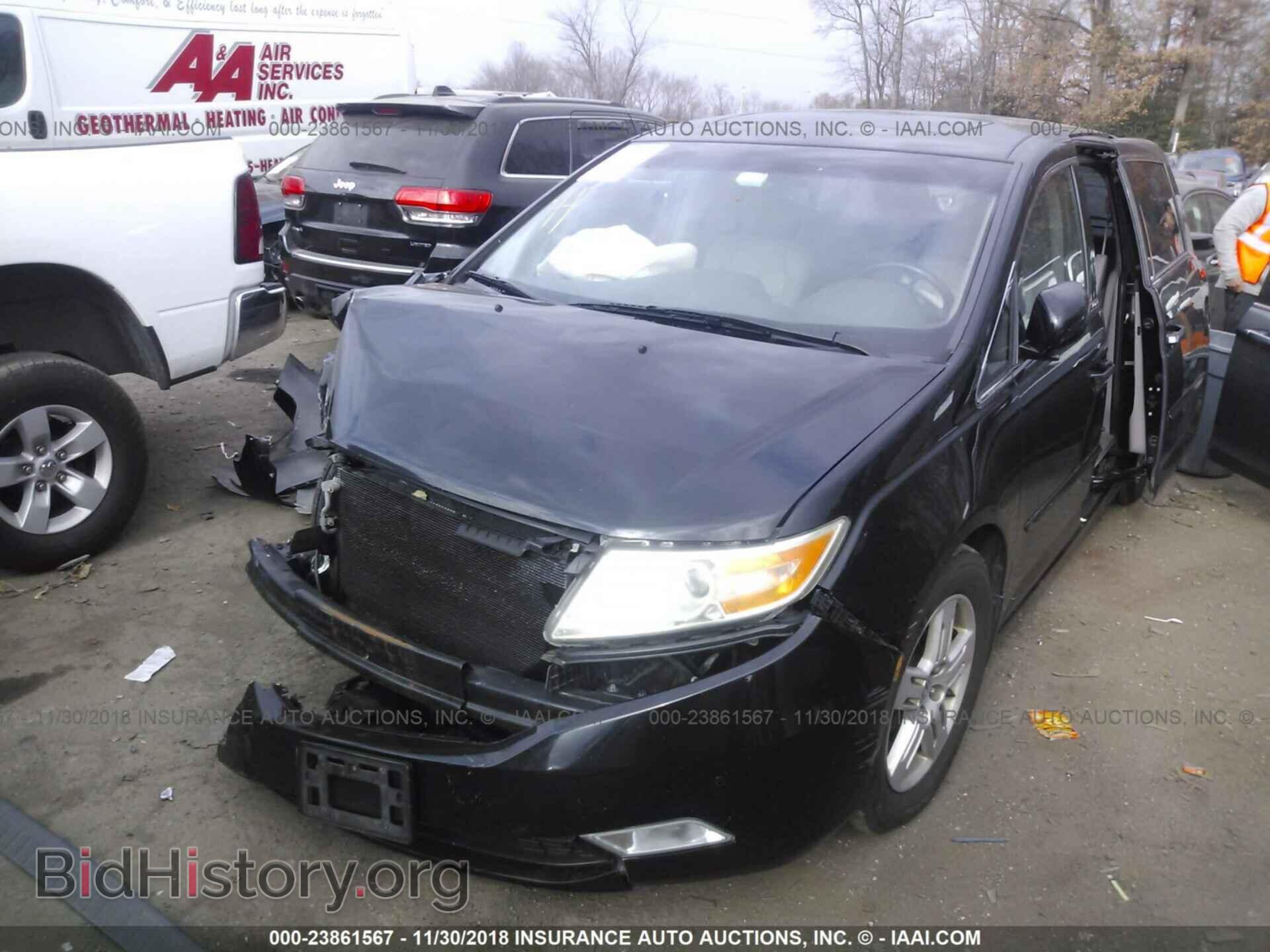 2011 HONDA ODYSSEY - VIN: 5FNRL5H95BB081564 - Фото 2