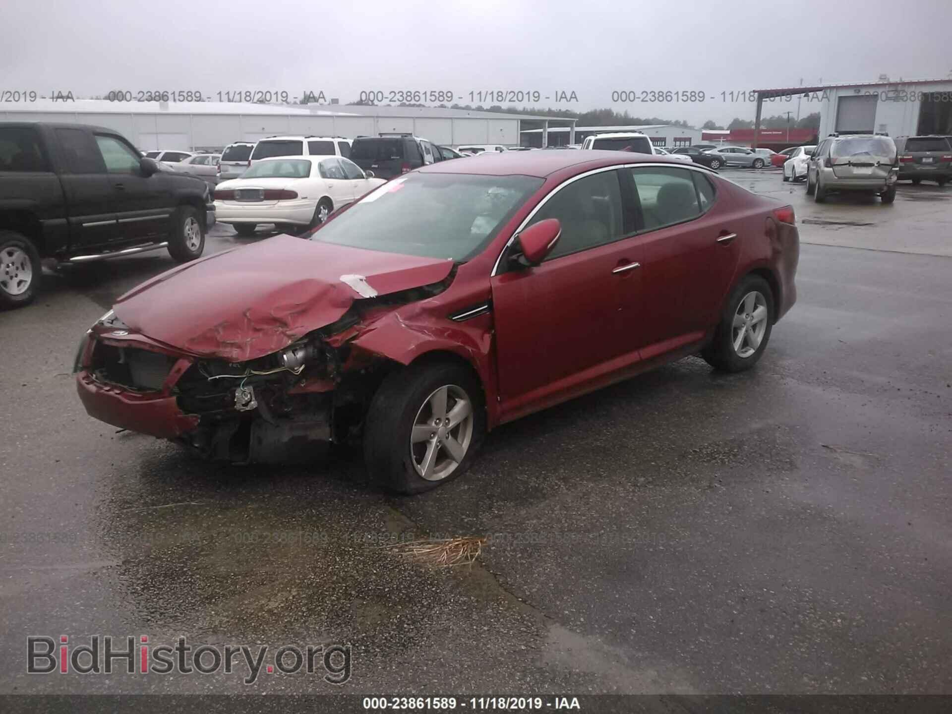 2014 KIA OPTIMA - VIN: 5XXGM4A74EG269341 - Фото 2