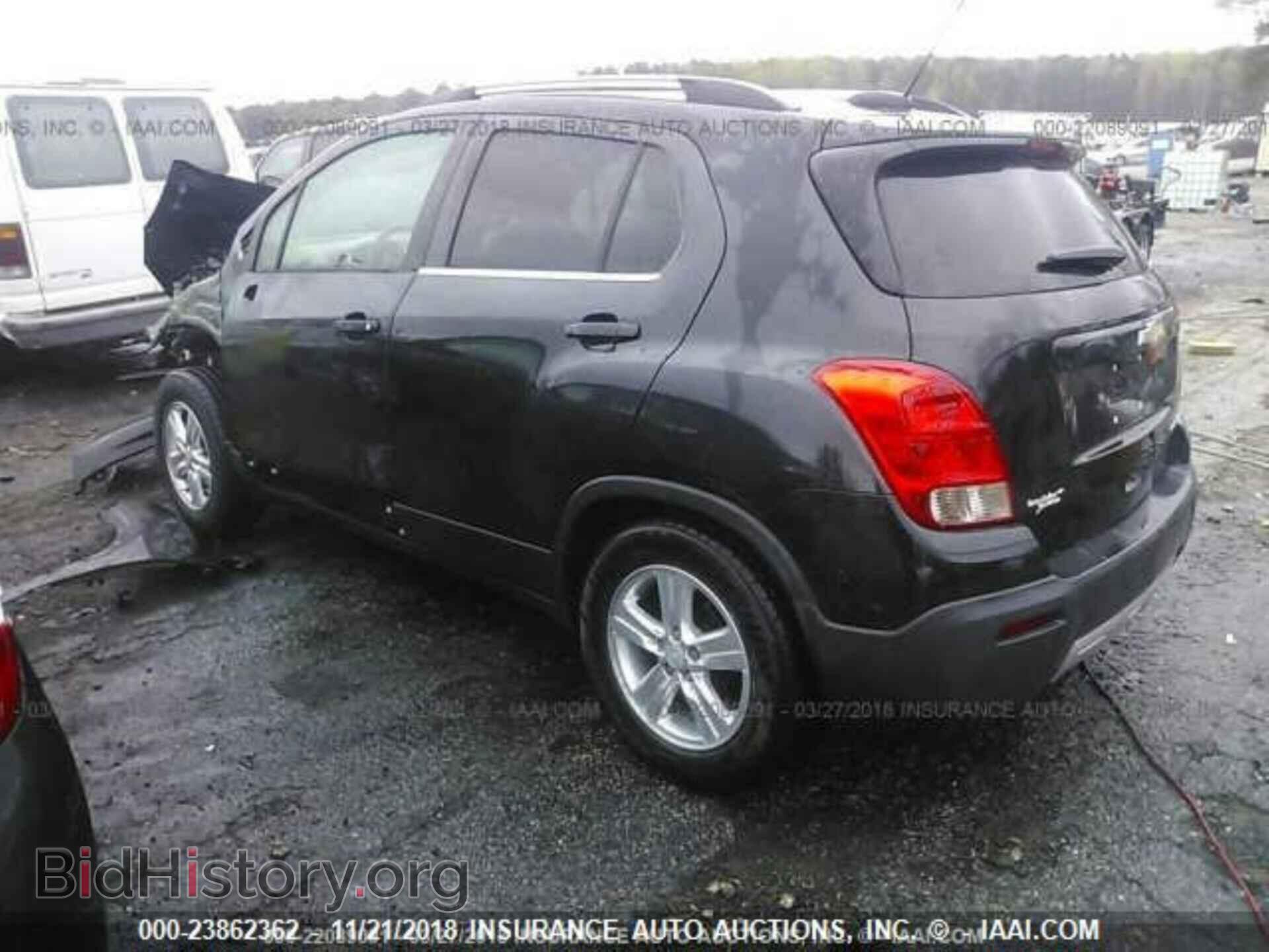2015 CHEVROLET TRAX - VIN: 3GNCJLSB8FL252740 - Фото 3