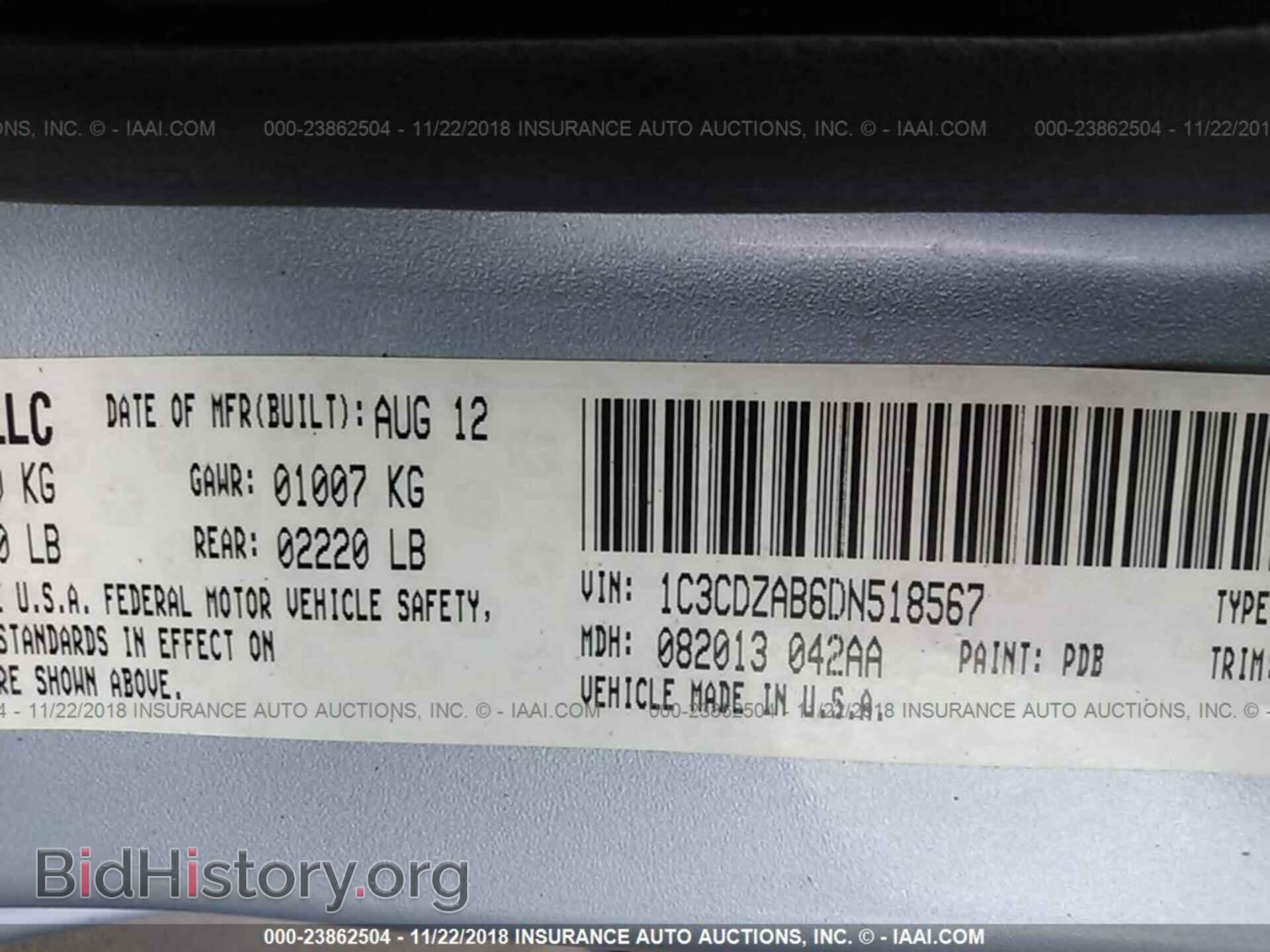 2013 Dodge Avenger - VIN: 1C3CDZAB6DN518567 - Photo 9