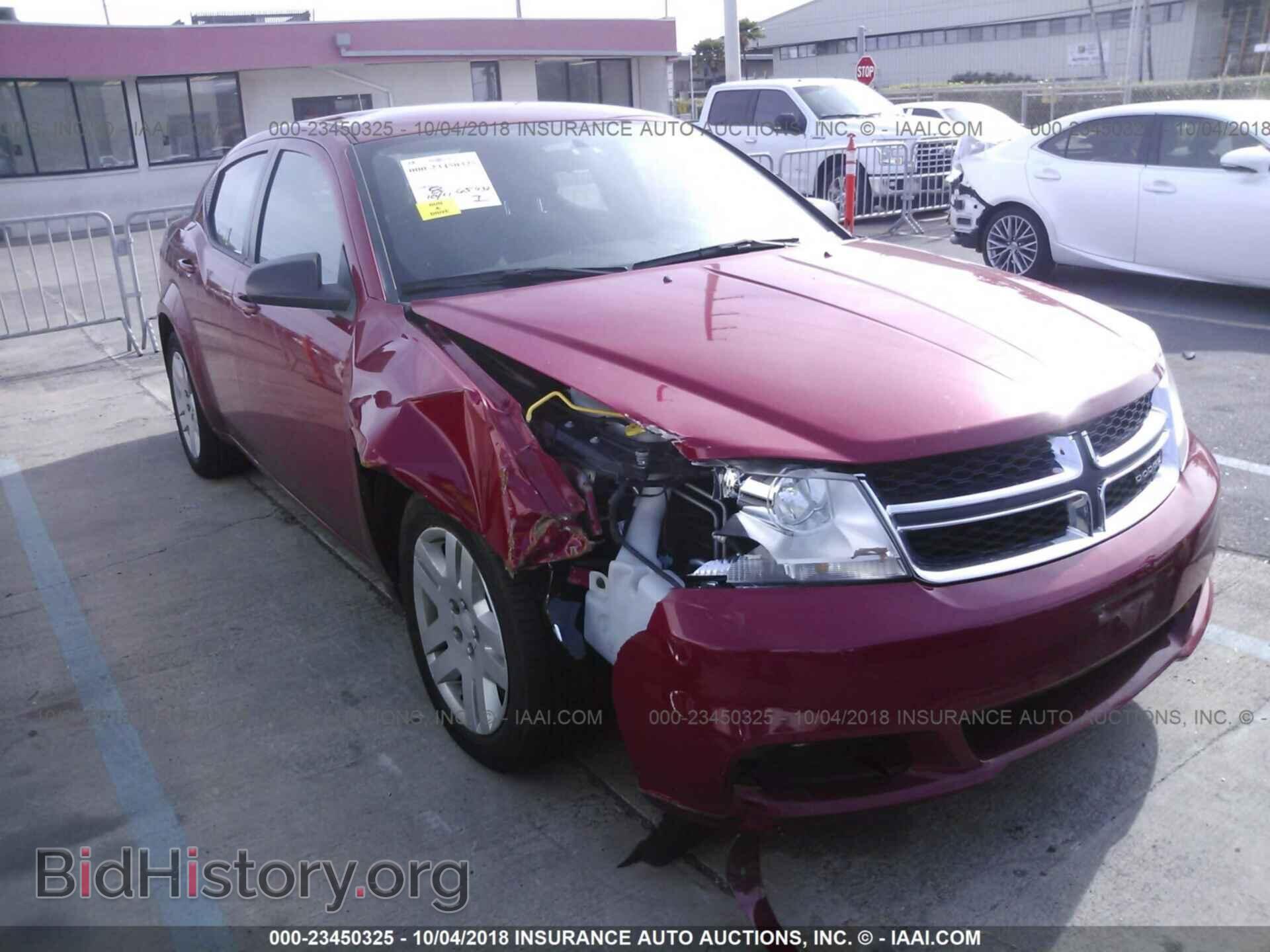 Фотография 1C3CDZAB6DN530976 - DODGE AVENGER 2013