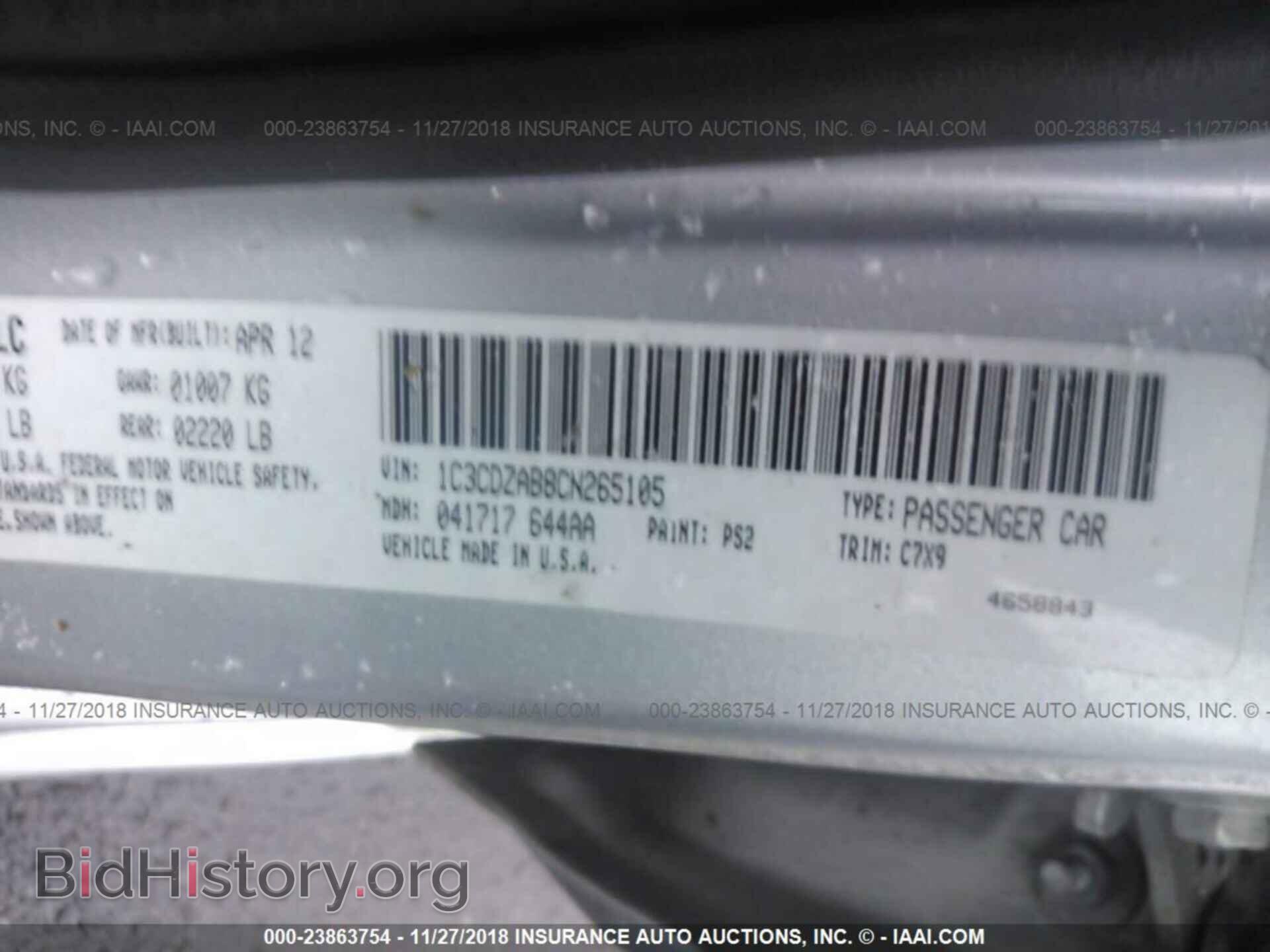 2012 Dodge Avenger - VIN: 1C3CDZAB8CN265105 - Photo 9